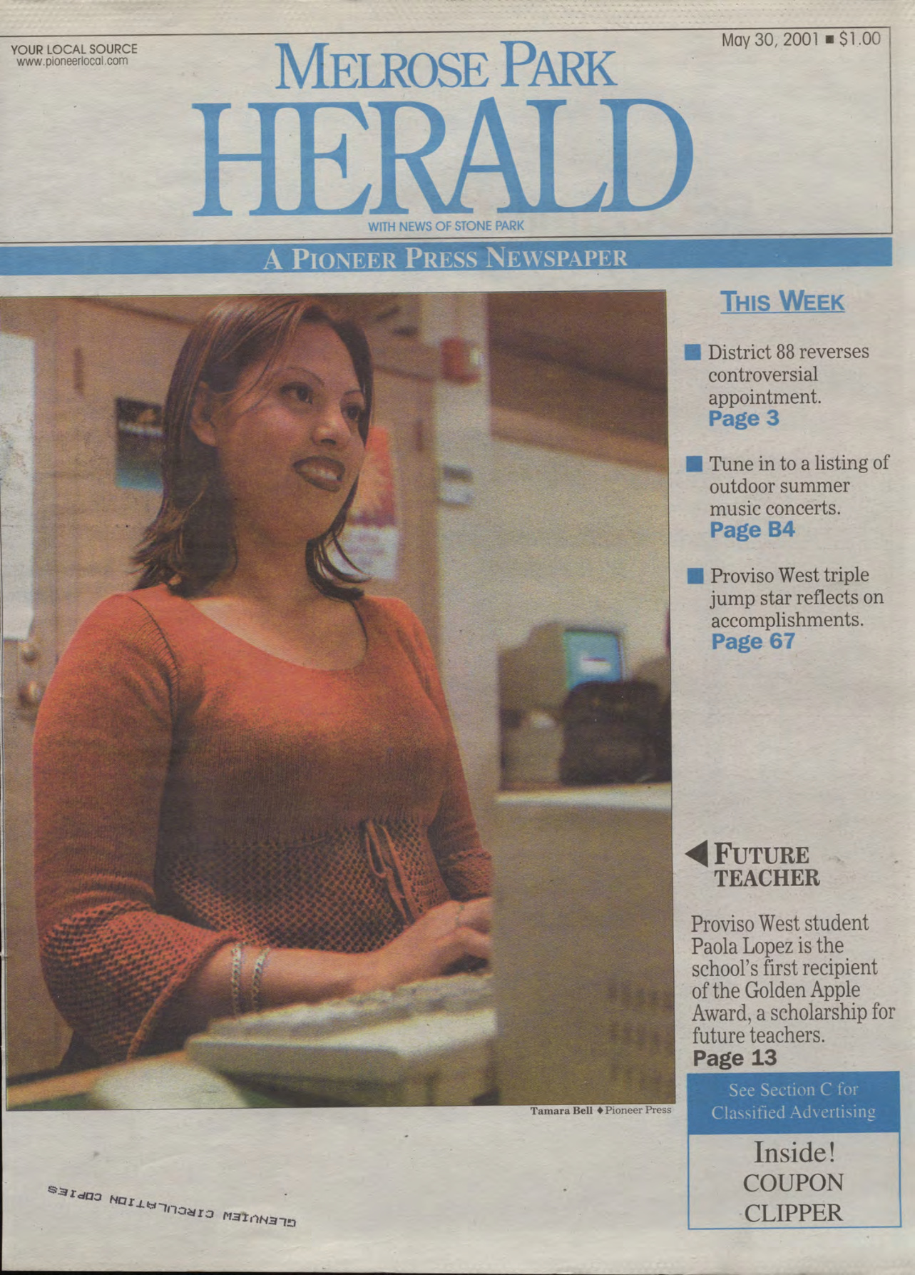 The Herald – 20010530