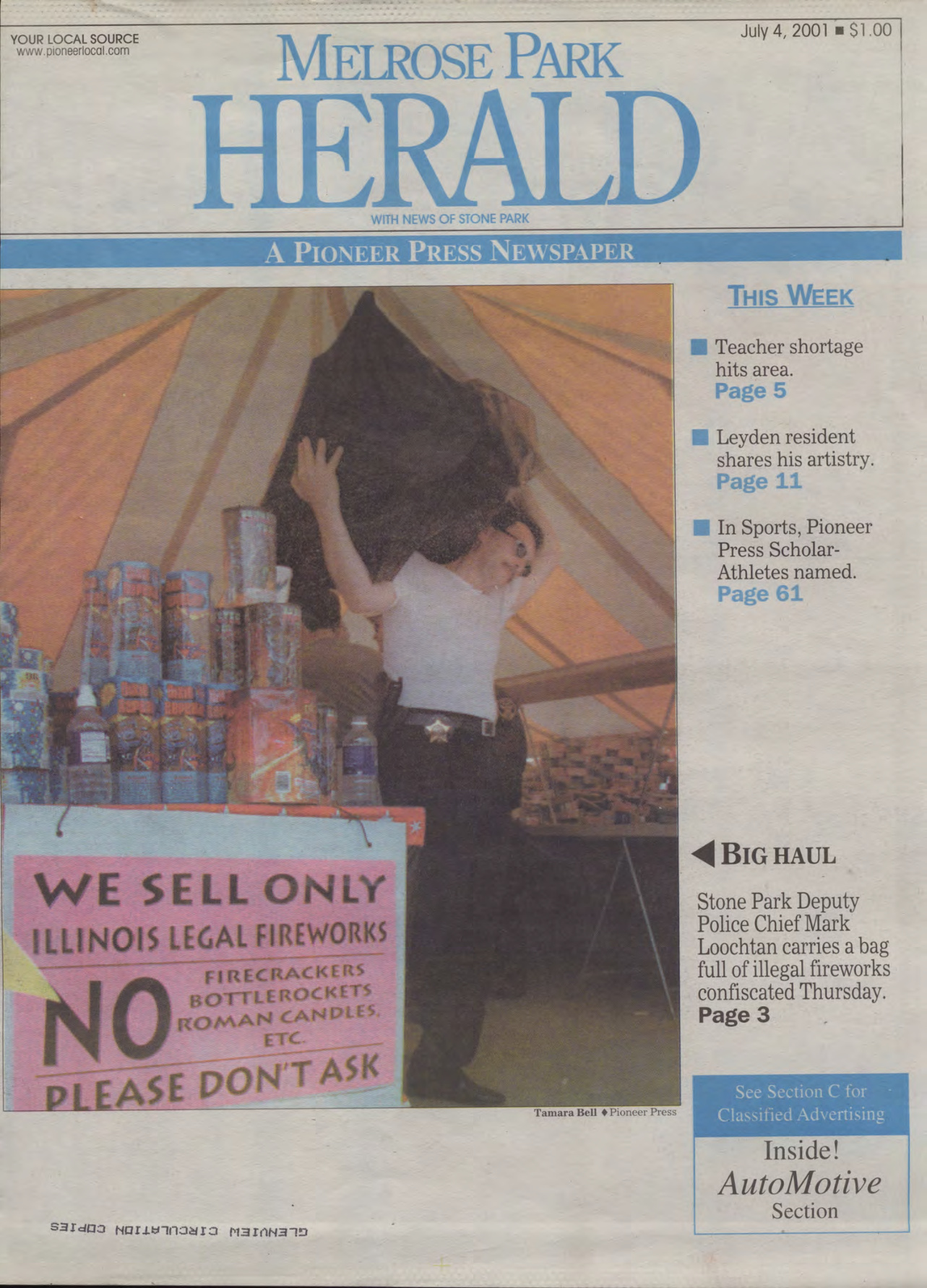 The Herald – 20010704