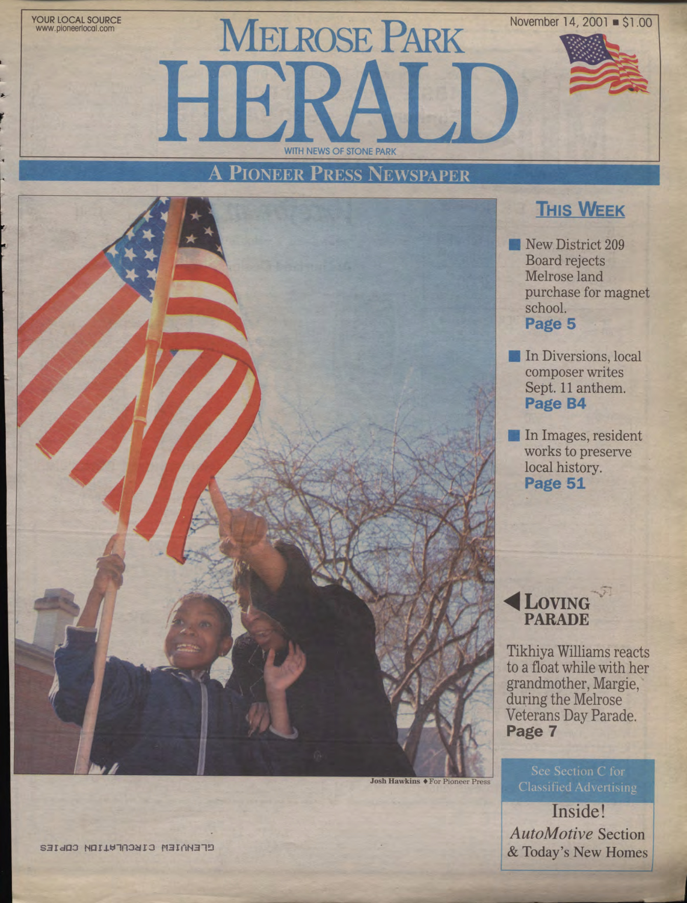 The Herald – 20011114