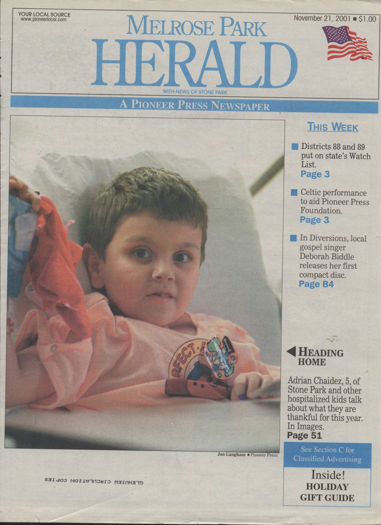 The Herald – 20011121