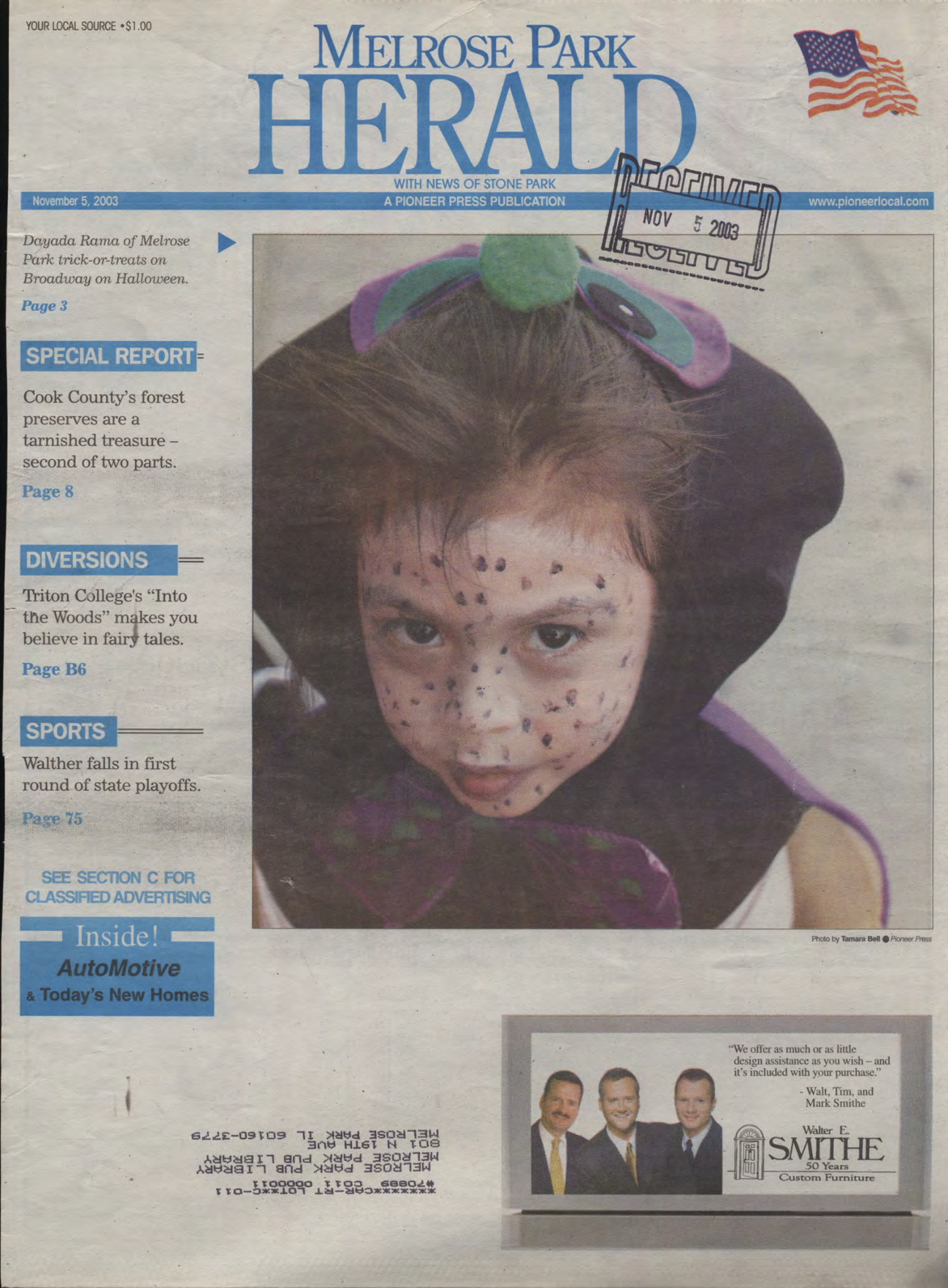 The Herald – 20031105