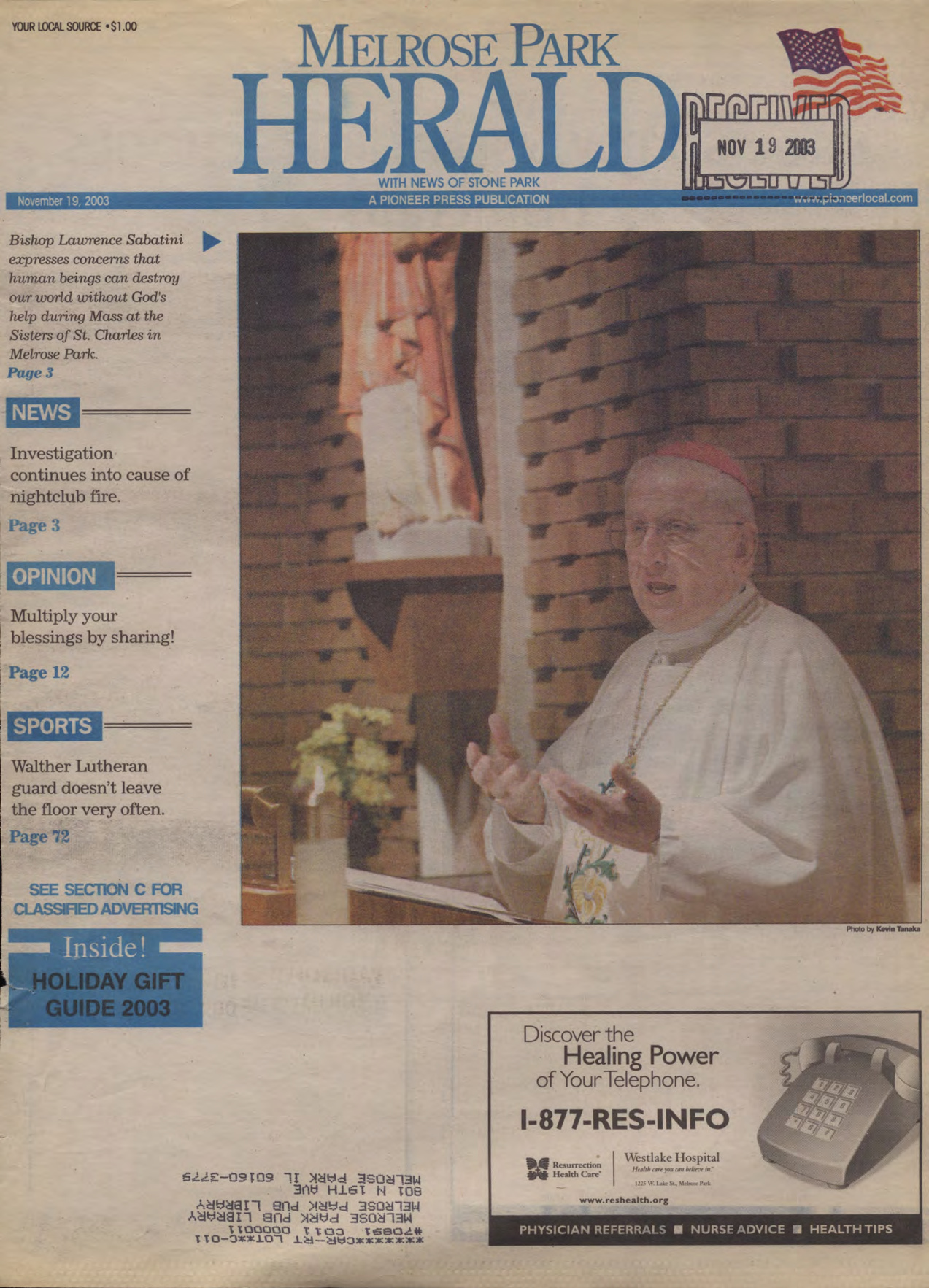The Herald – 20031119