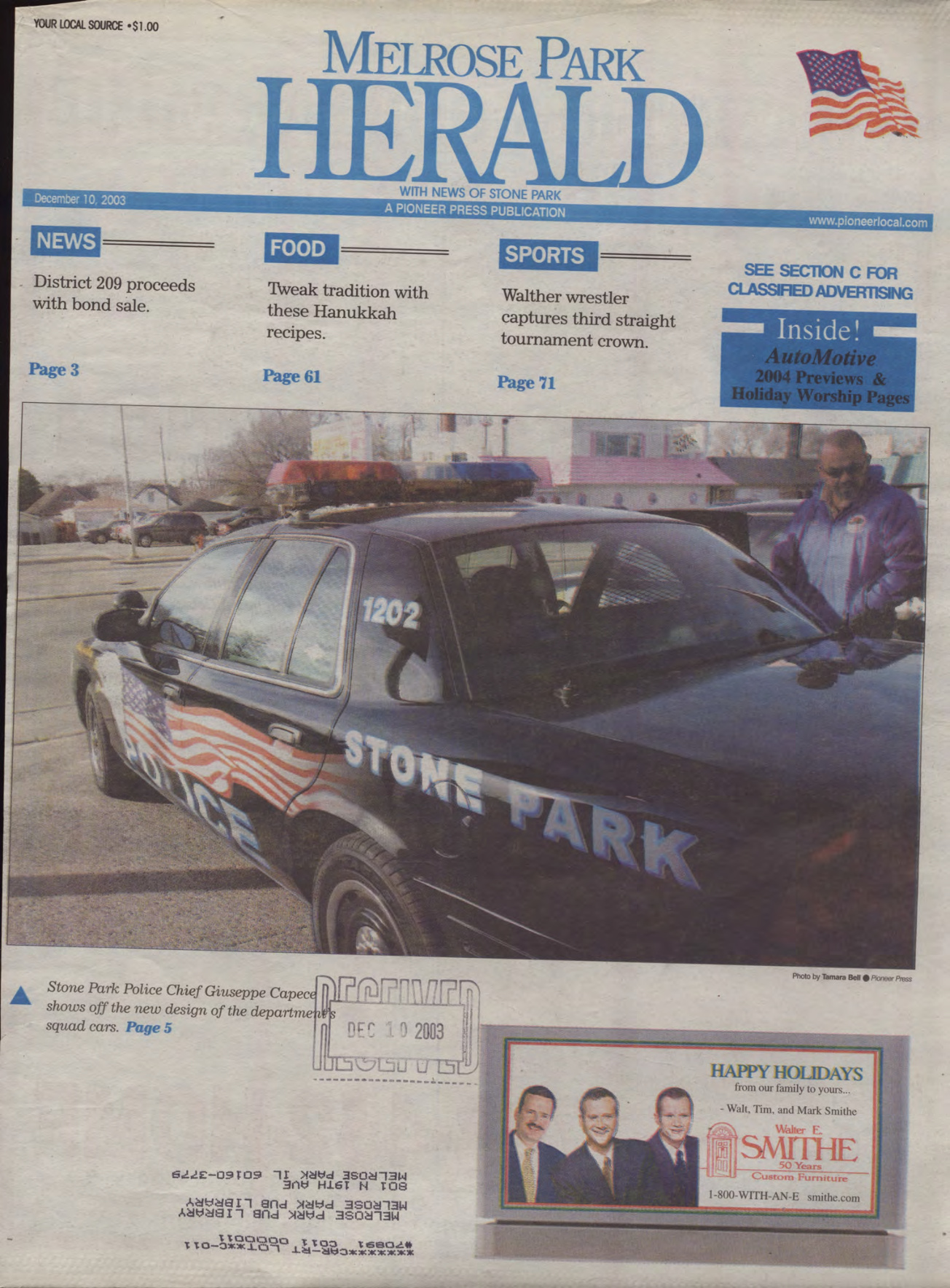 The Herald – 20031210