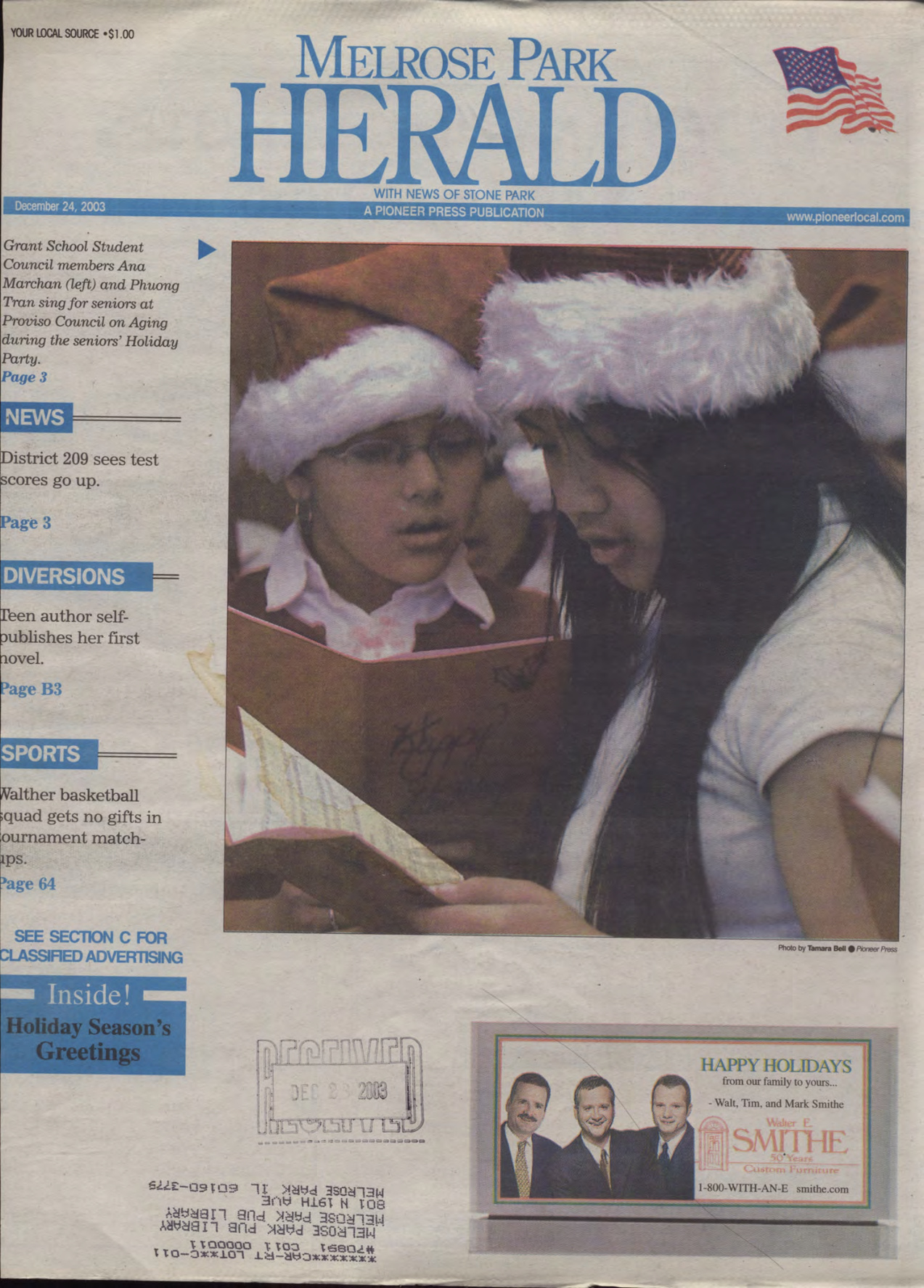 The Herald – 20031224
