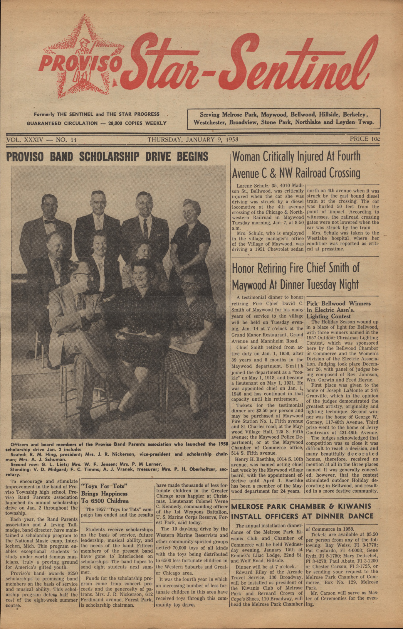 Proviso Star-Sentinel – 19580109