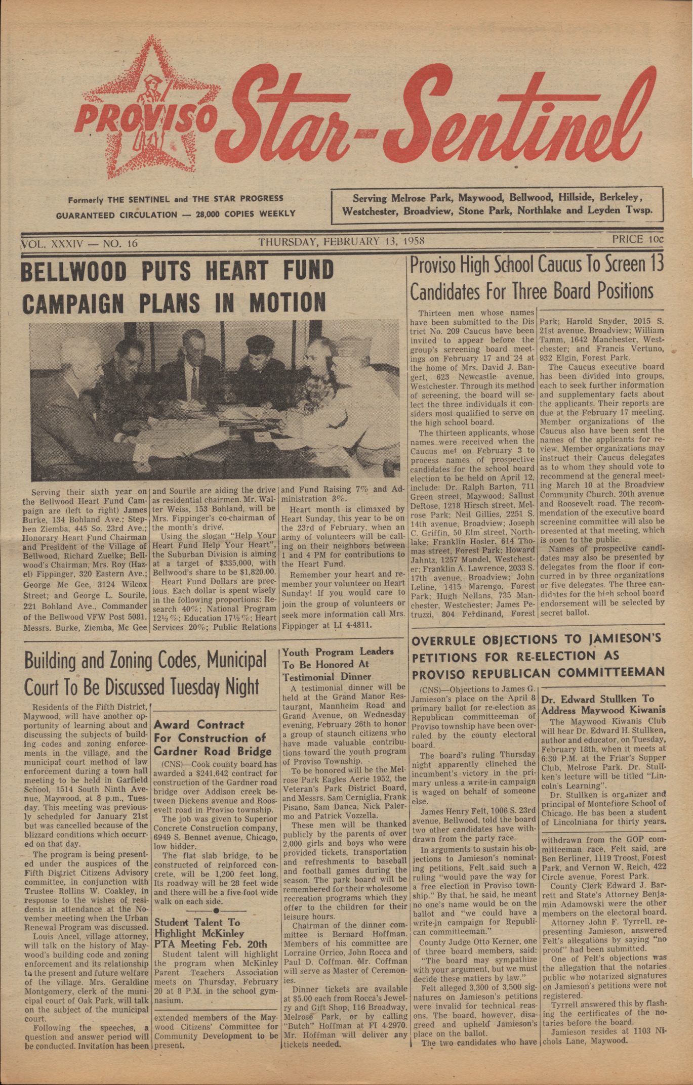 Proviso Star-Sentinel – 19580213