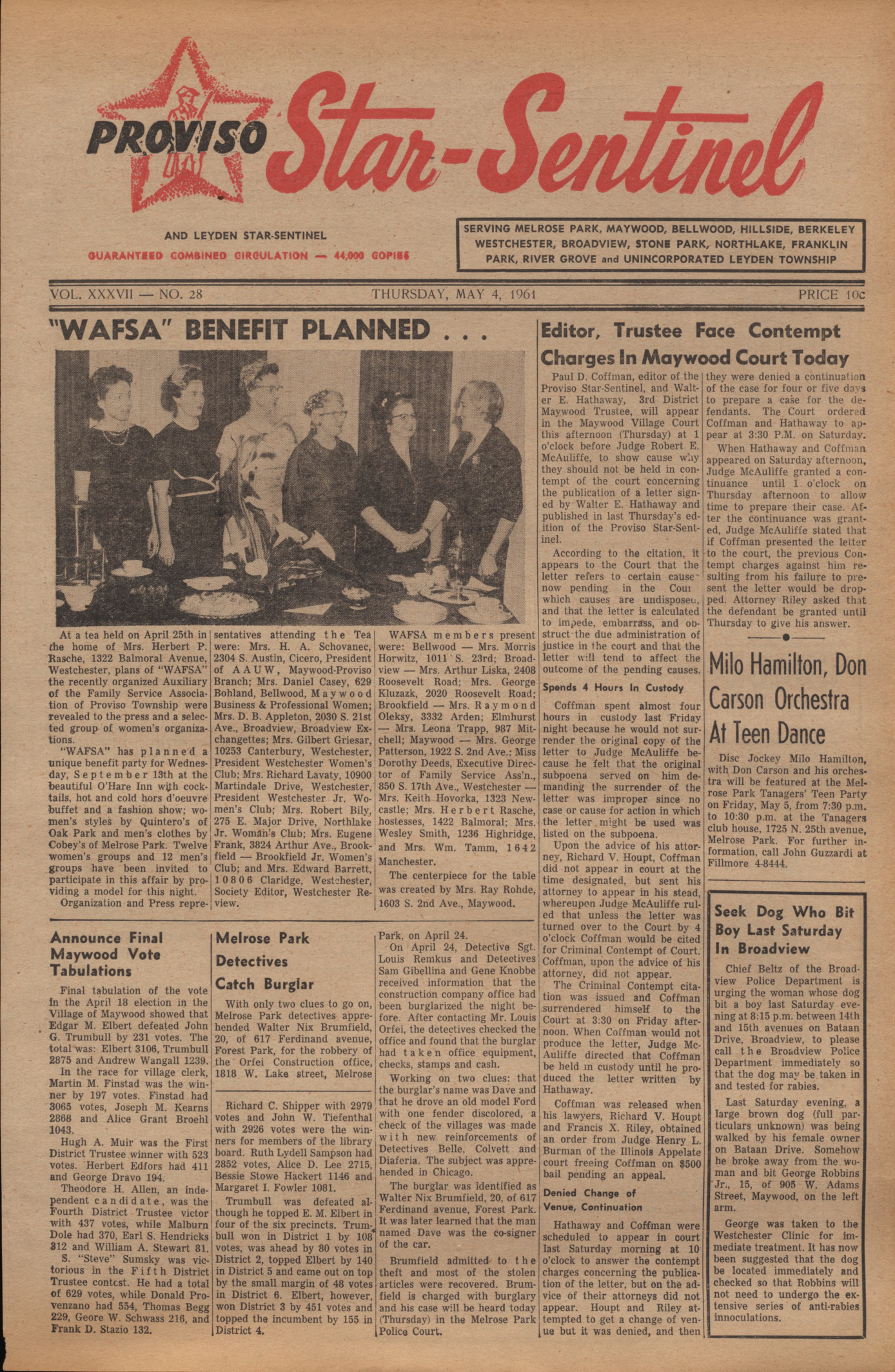 Proviso Star-Sentinel – 19610504