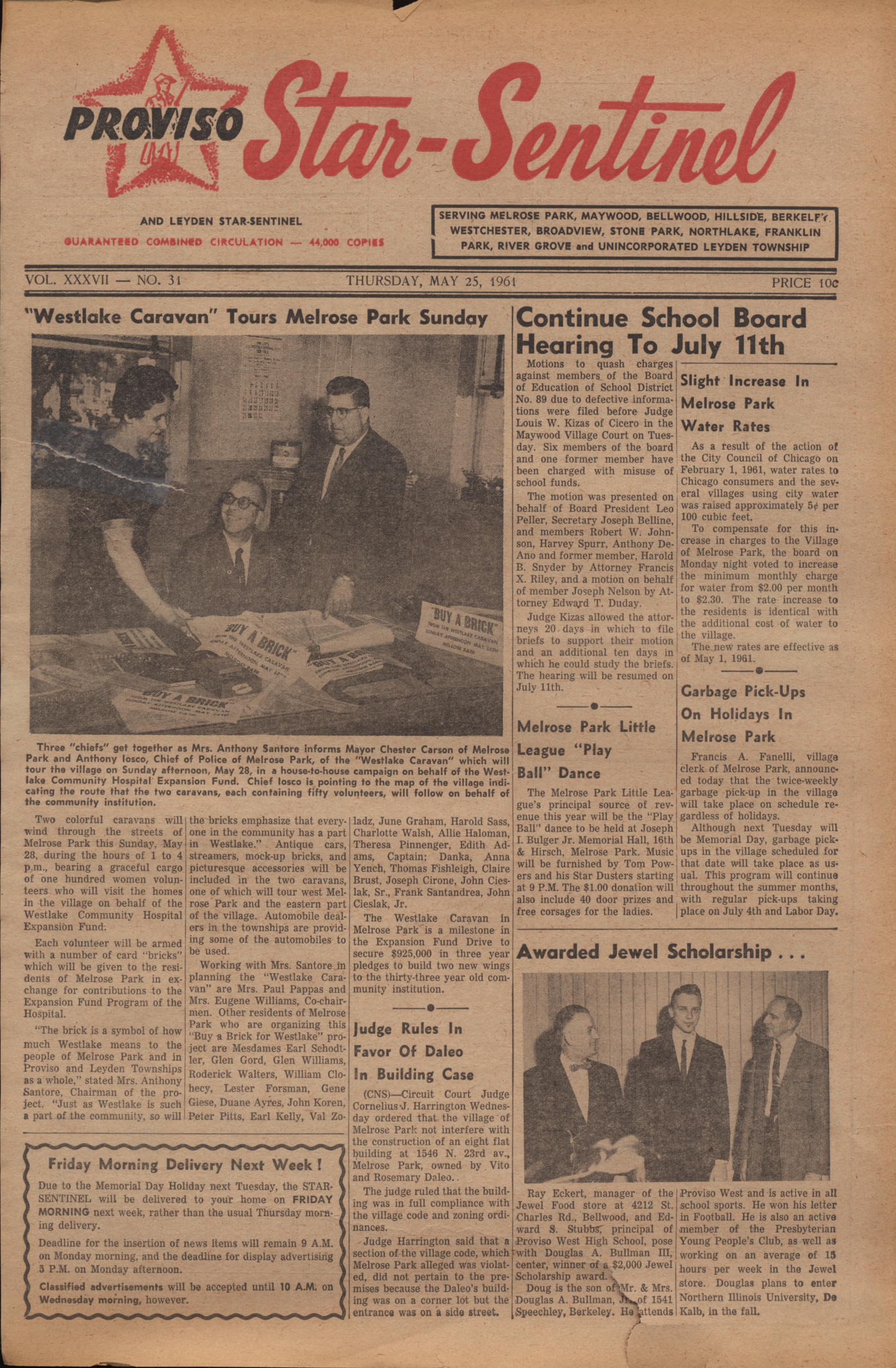 Proviso Star-Sentinel – 19610525