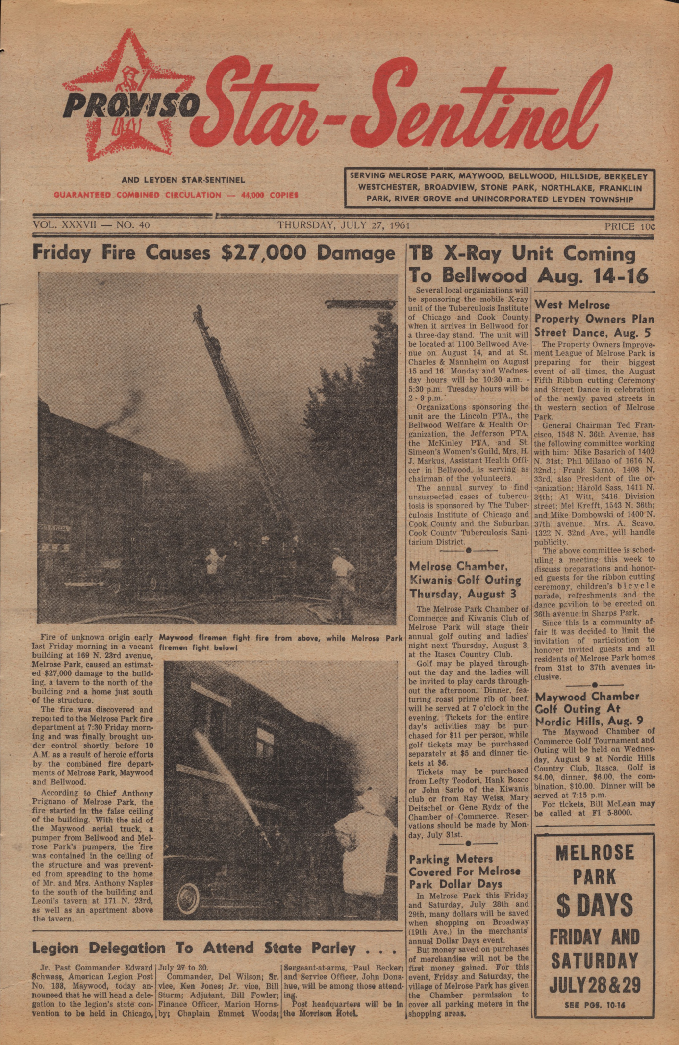 Proviso Star-Sentinel – 19610727