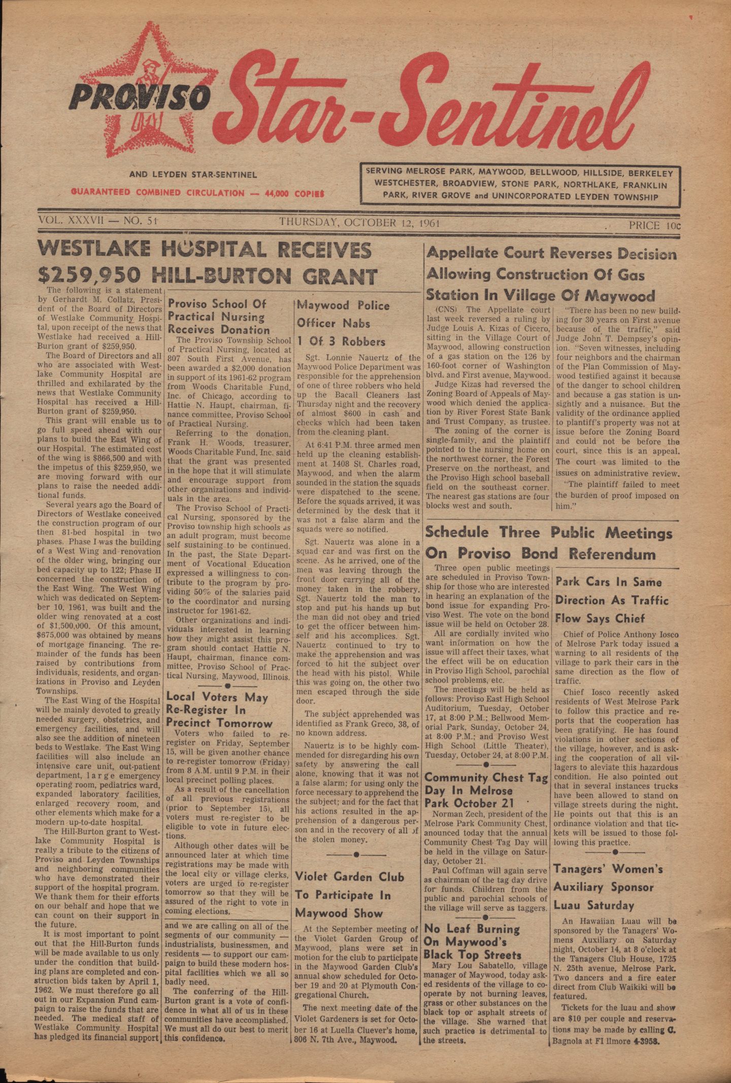 Proviso Star-Sentinel – 19611012