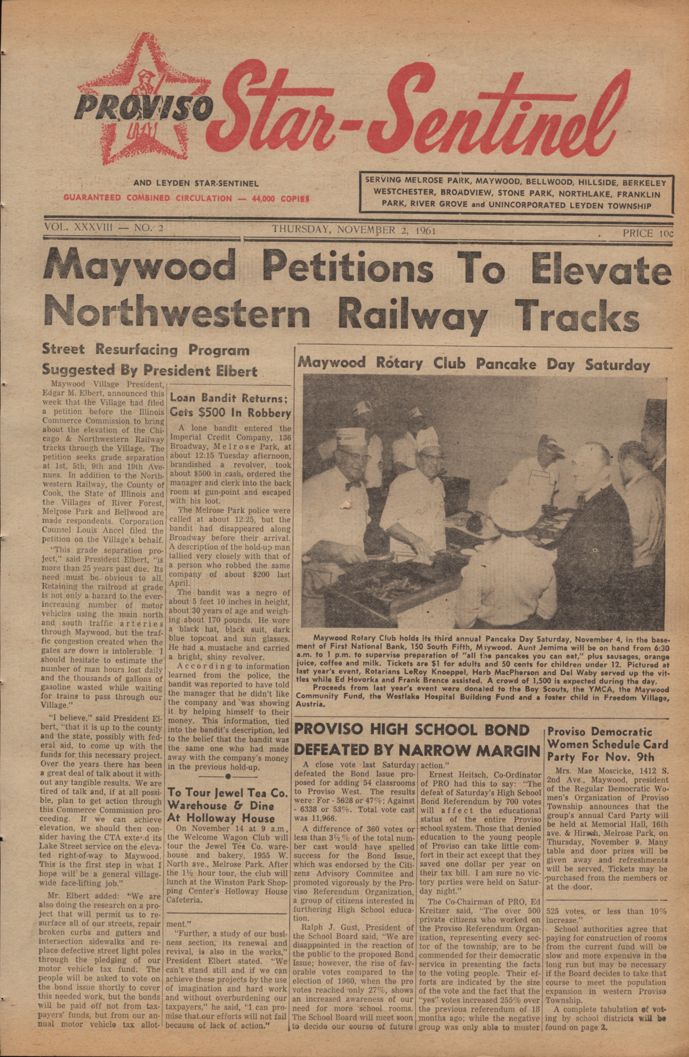 Proviso Star-Sentinel – 19611102