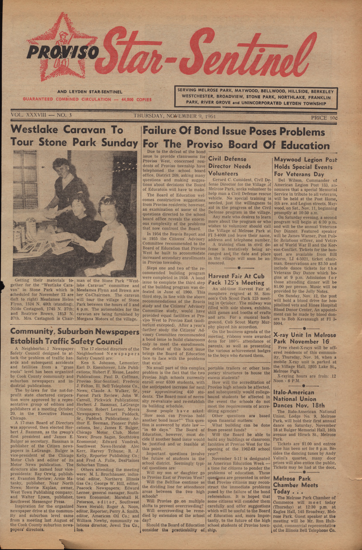Proviso Star-Sentinel – 19611109