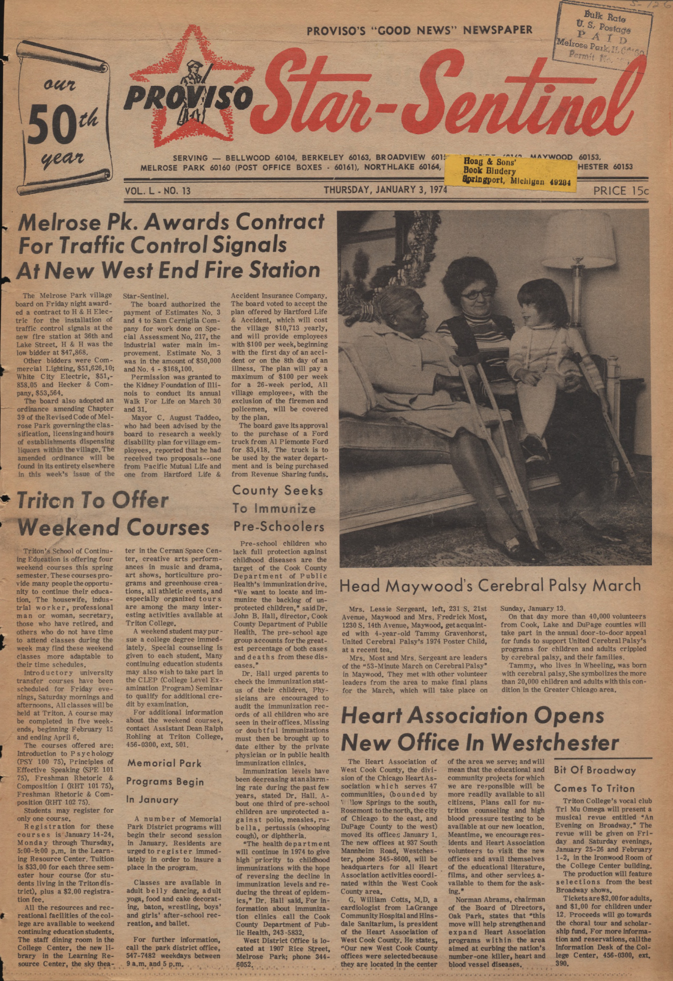 Proviso Star-Sentinel – 19740103