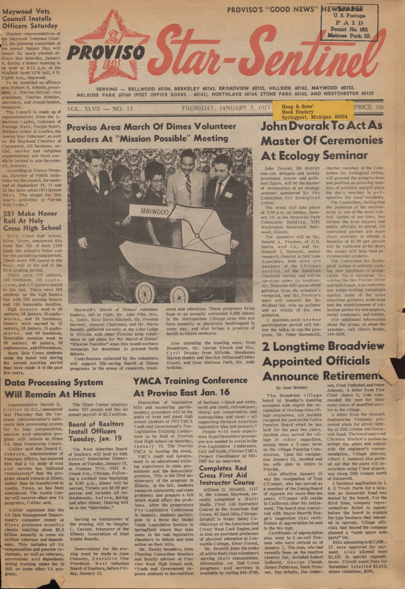 Proviso Star-Sentinel – 19710107