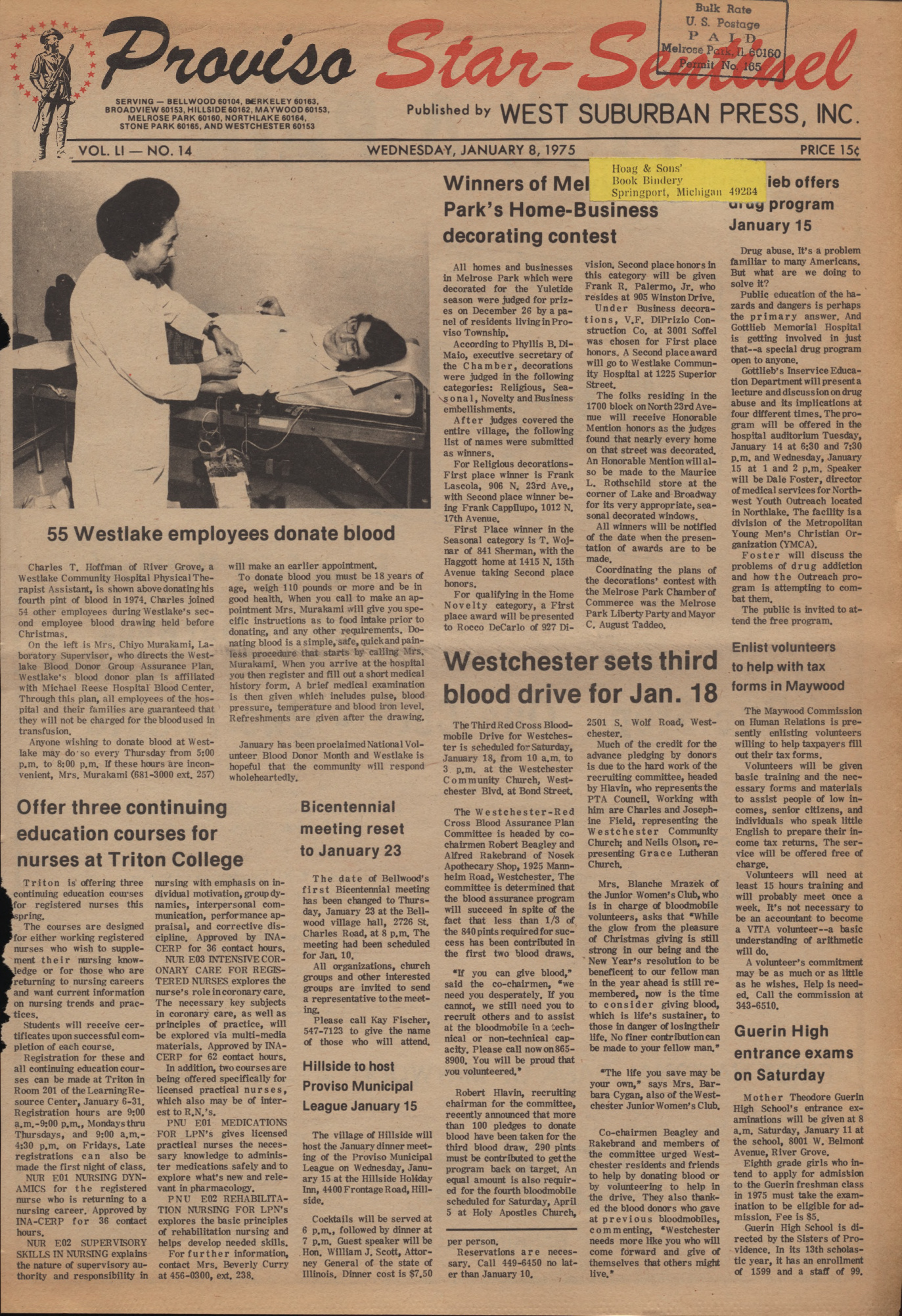 Proviso Star-Sentinel – 19750108