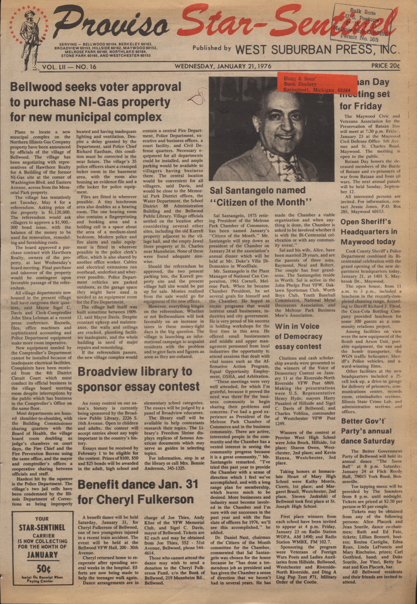 Proviso Star-Sentinel – 19760121