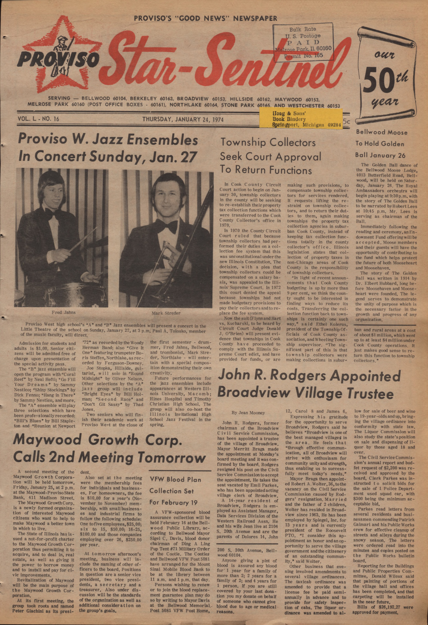 Proviso Star-Sentinel – 19740124
