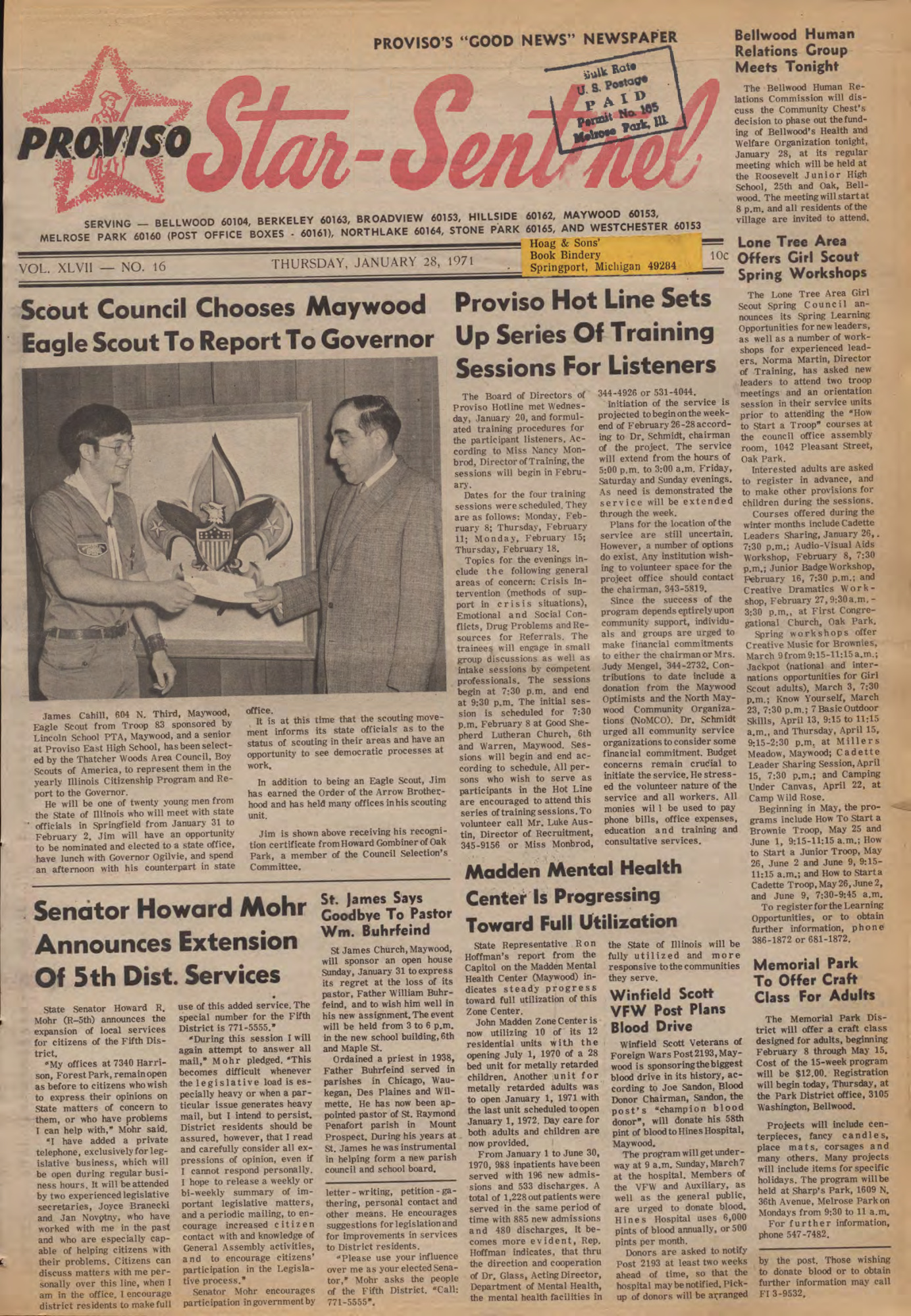 Proviso Star-Sentinel – 19710128