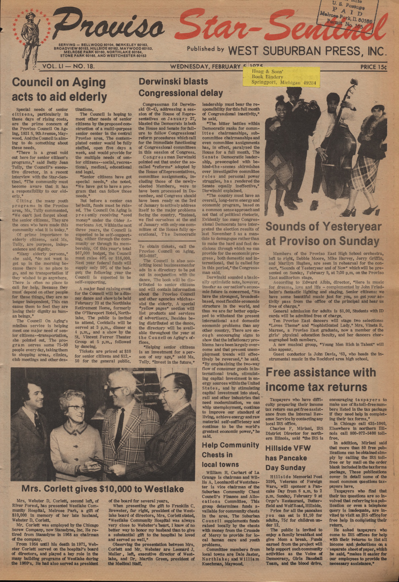 Proviso Star-Sentinel – 19750205