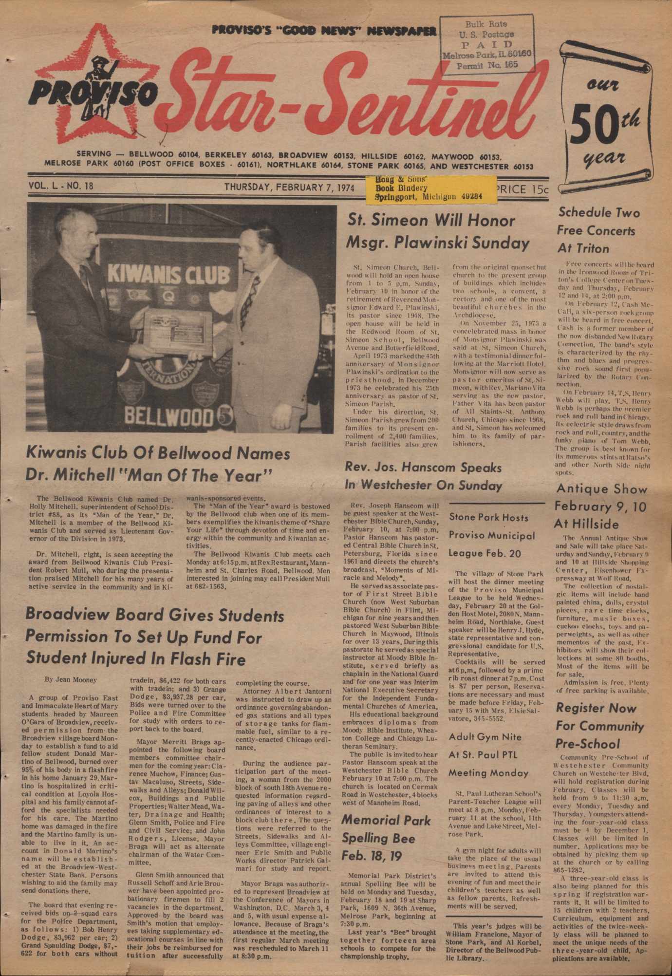Proviso Star-Sentinel – 19740207