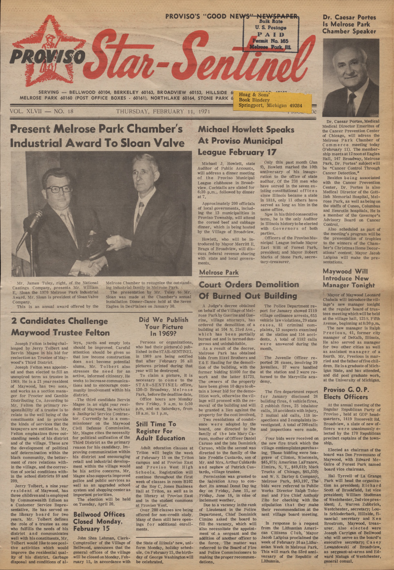 Proviso Star-Sentinel – 19710211