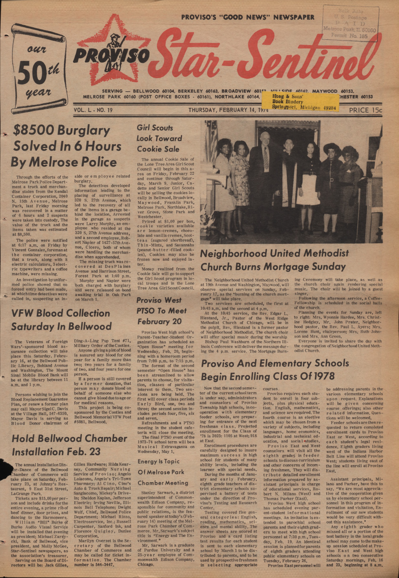Proviso Star-Sentinel – 19740214