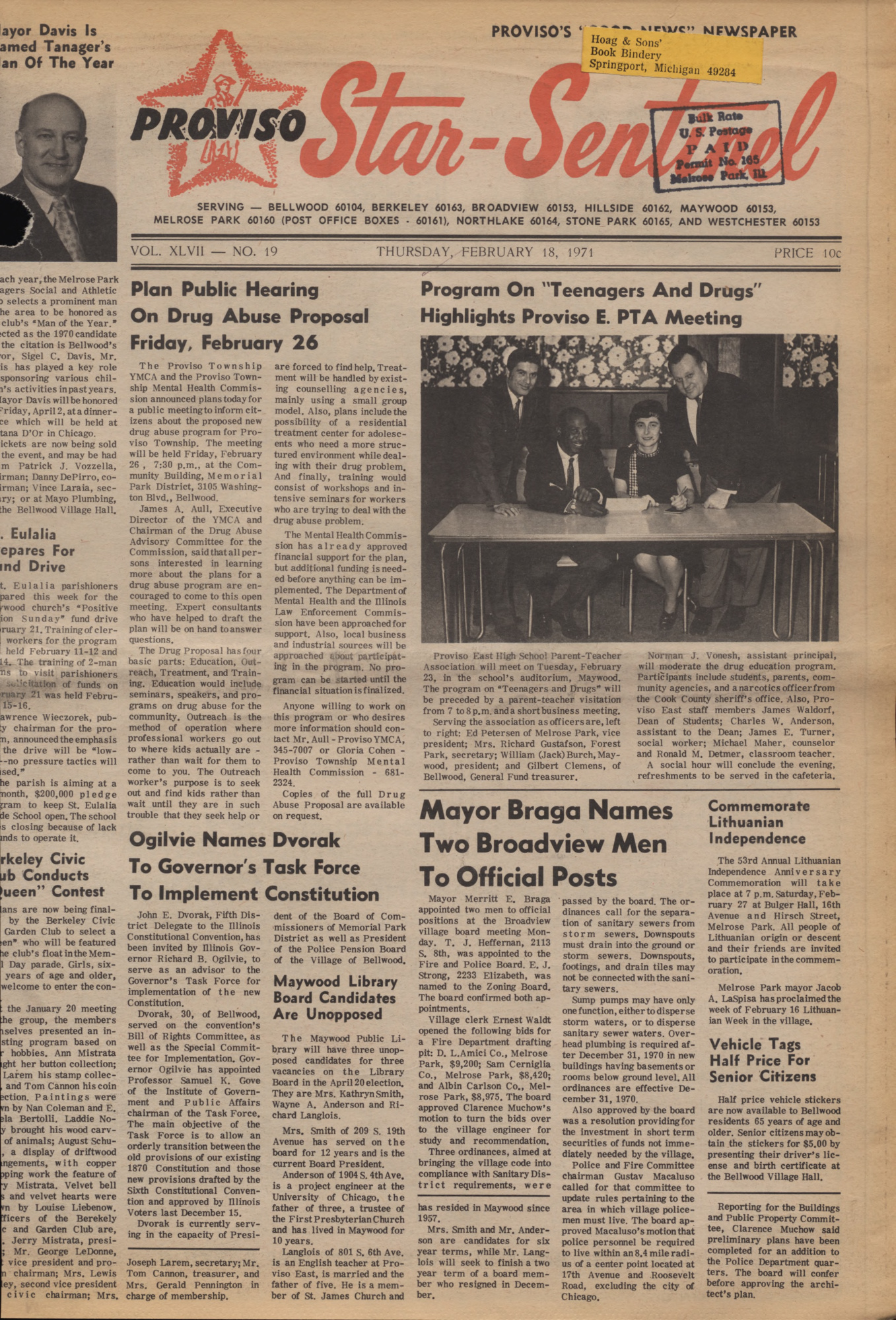 Proviso Star-Sentinel – 19710218