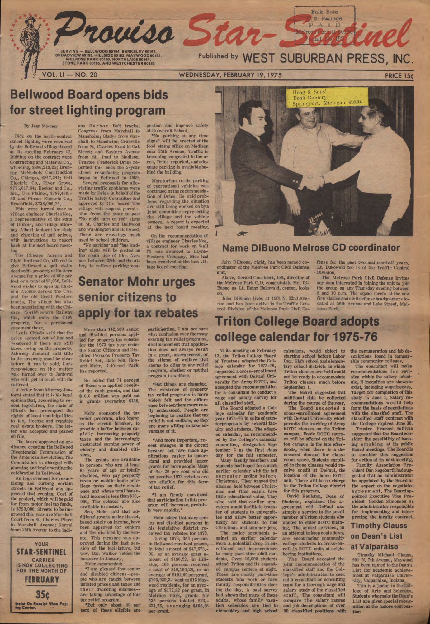 Proviso Star-Sentinel – 19750219