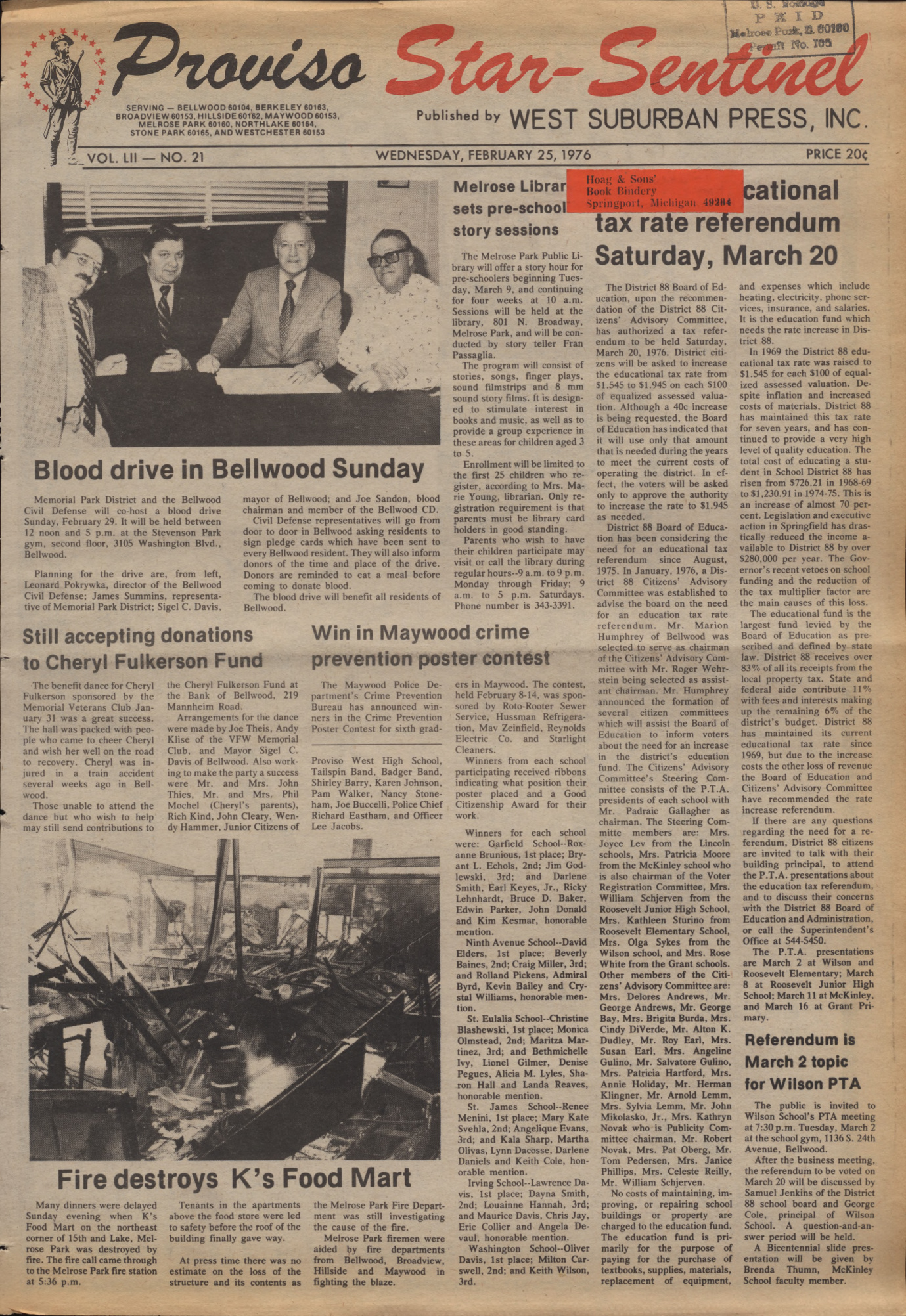 Proviso Star-Sentinel – 19760225