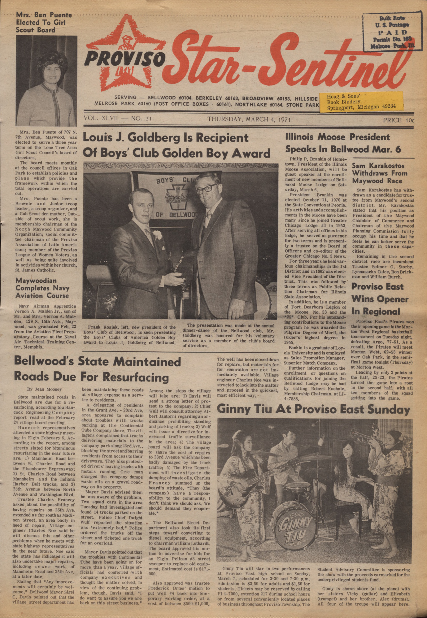 Proviso Star-Sentinel – 19710304