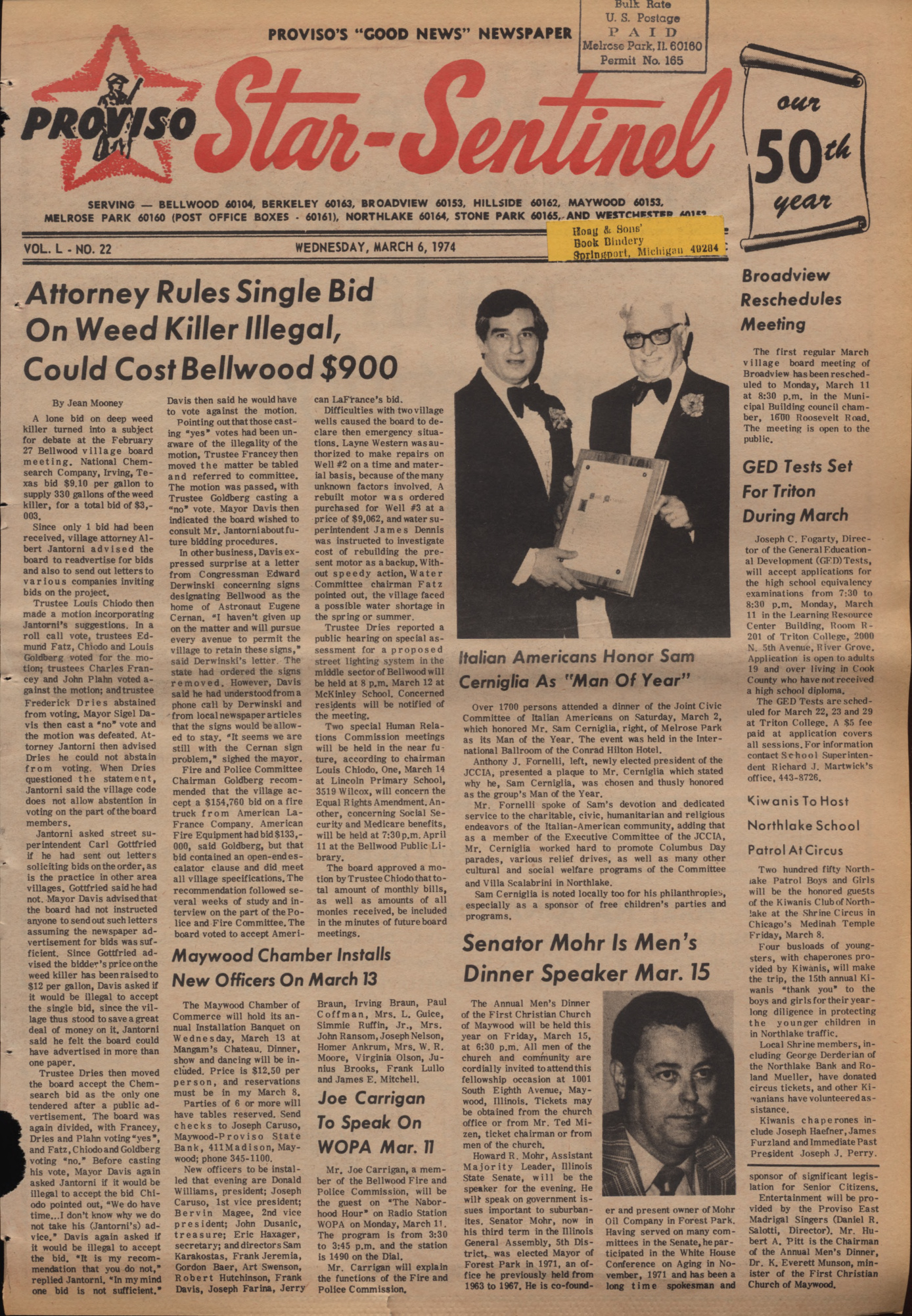 Proviso Star-Sentinel – 19740306