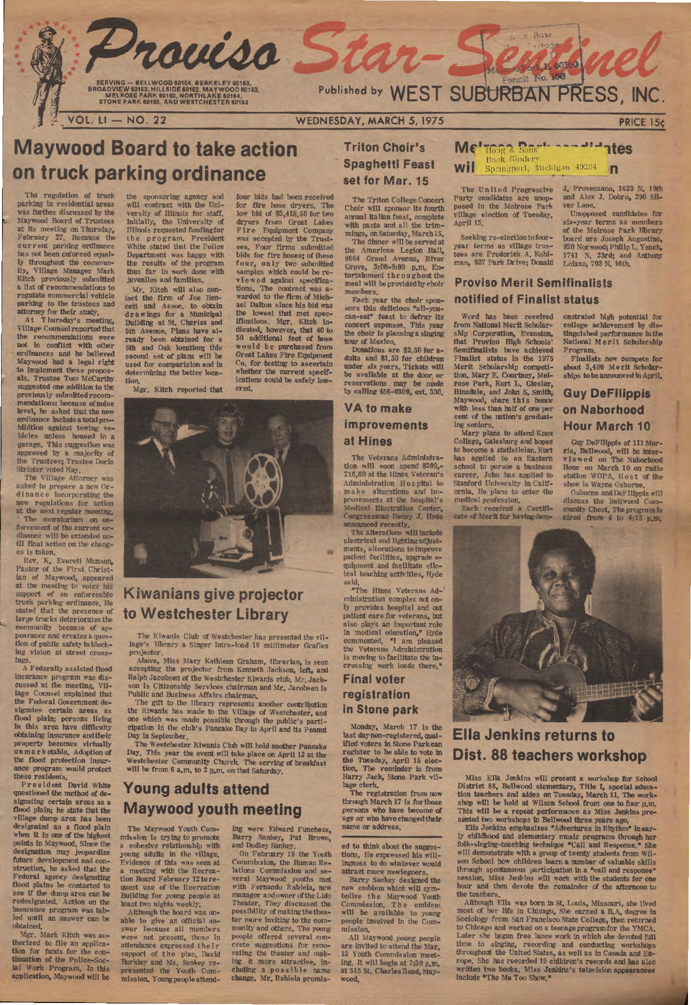 Proviso Star-Sentinel – 19750312