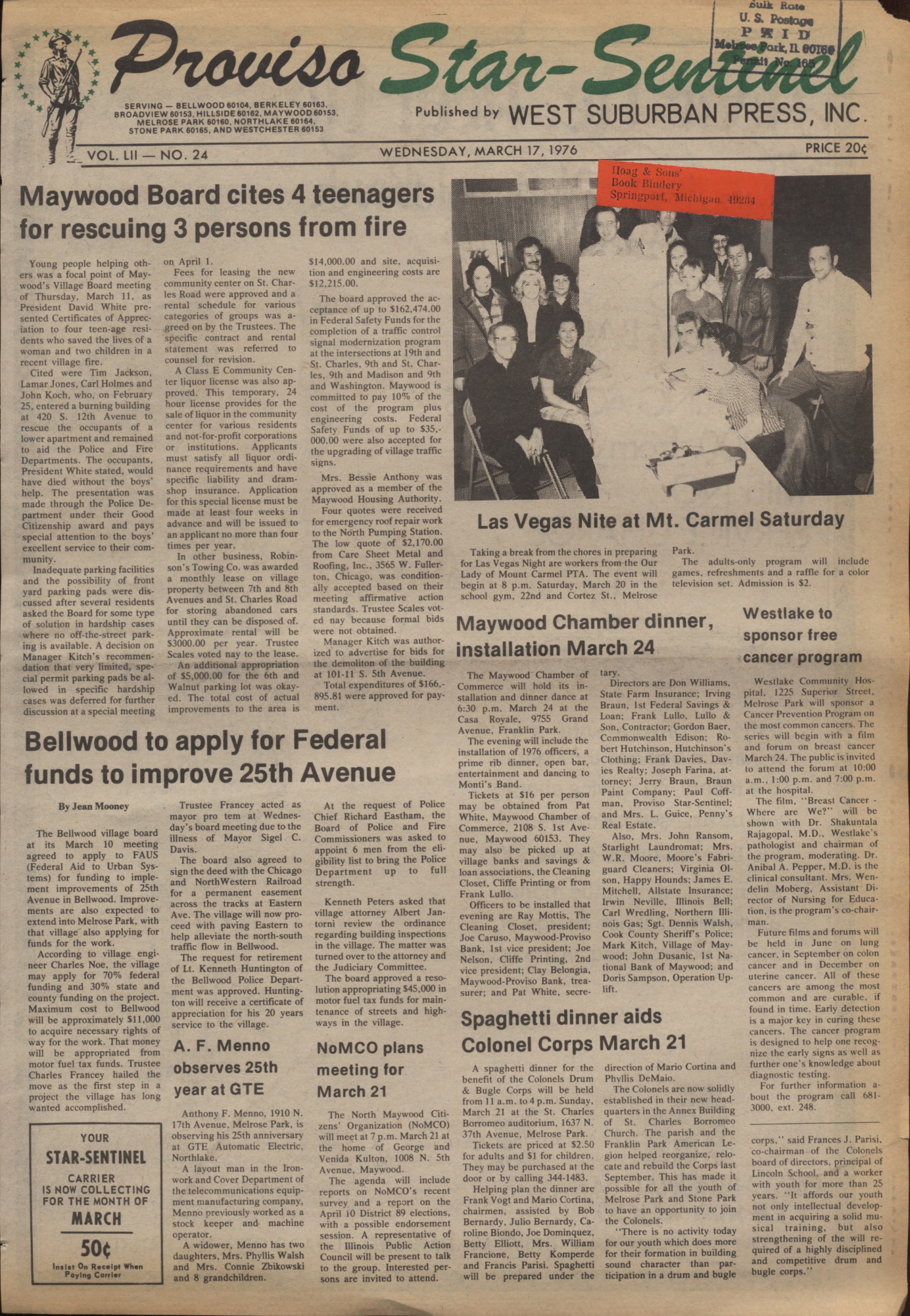 Proviso Star-Sentinel – 19760317