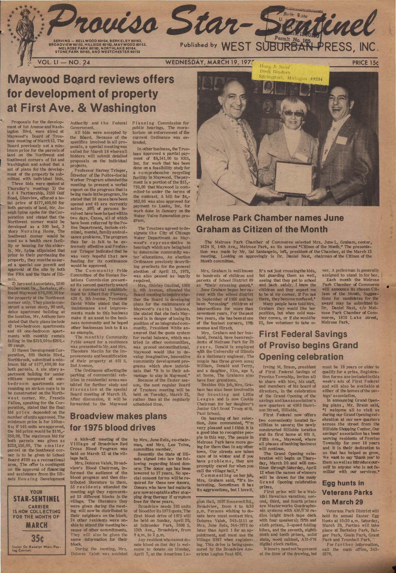Proviso Star-Sentinel – 19750319