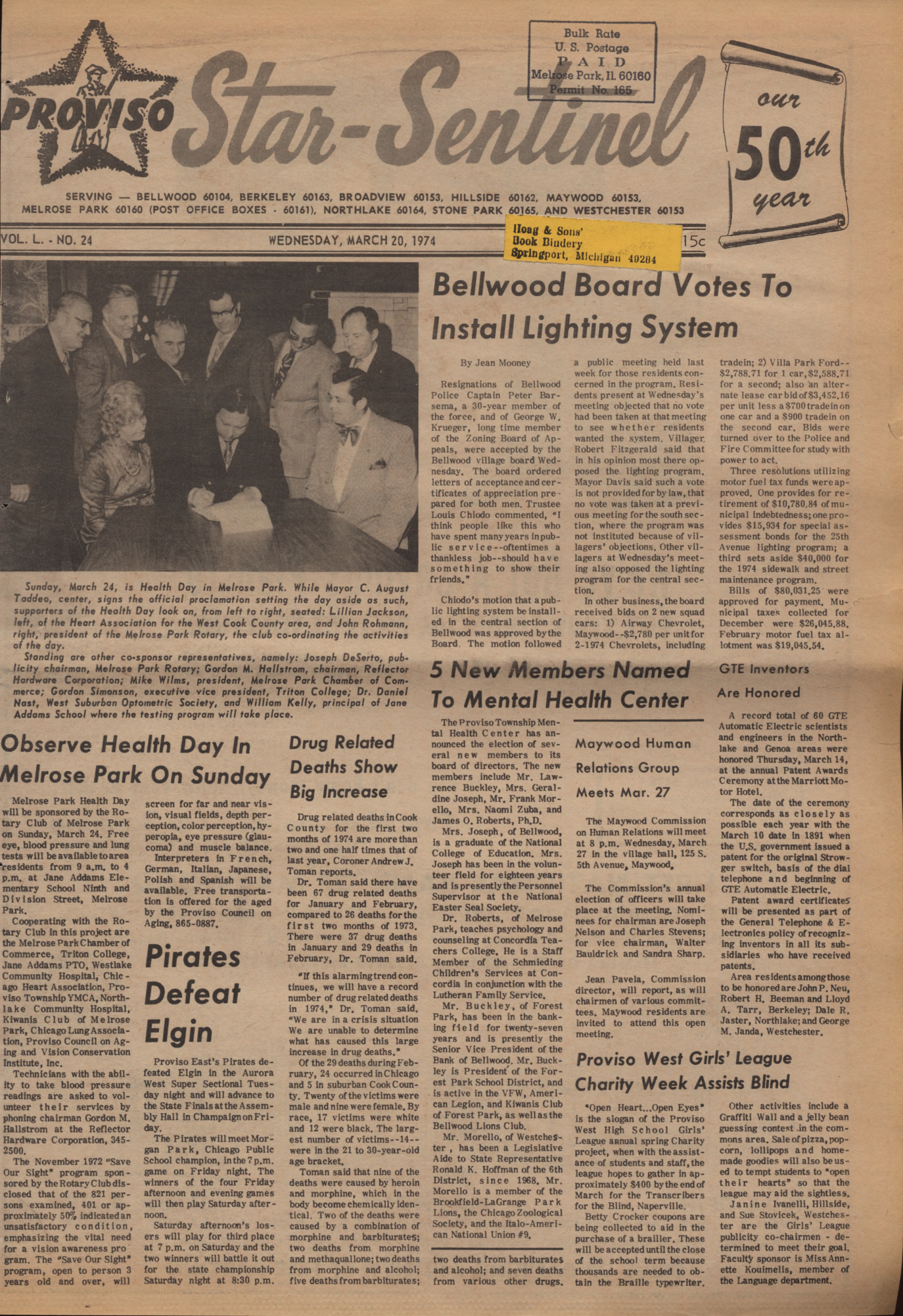 Proviso Star-Sentinel – 19740320