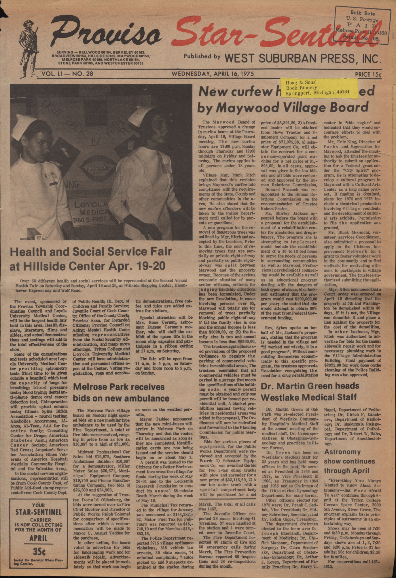 Proviso Star-Sentinel – 19750416