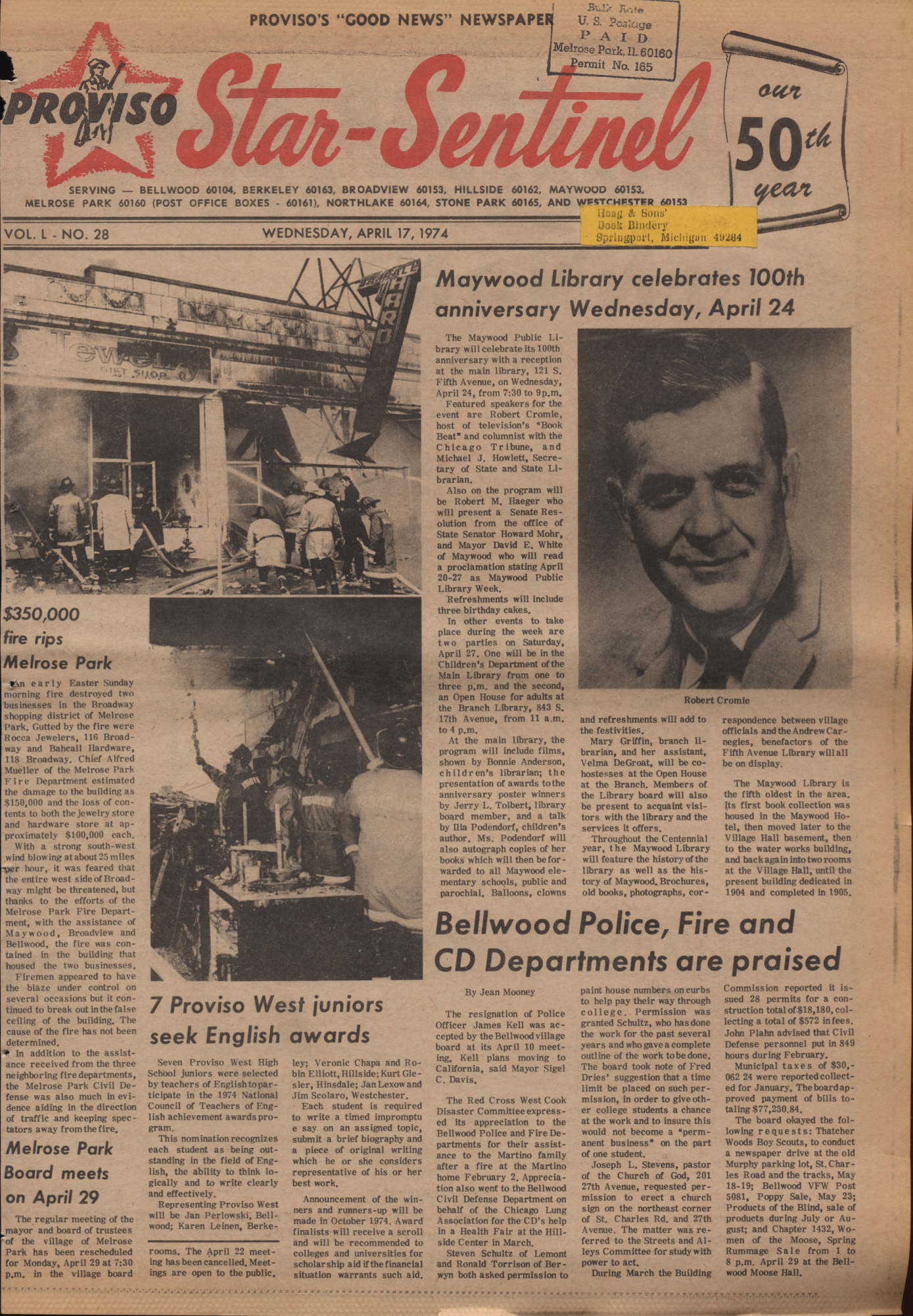 Proviso Star-Sentinel – 19740417