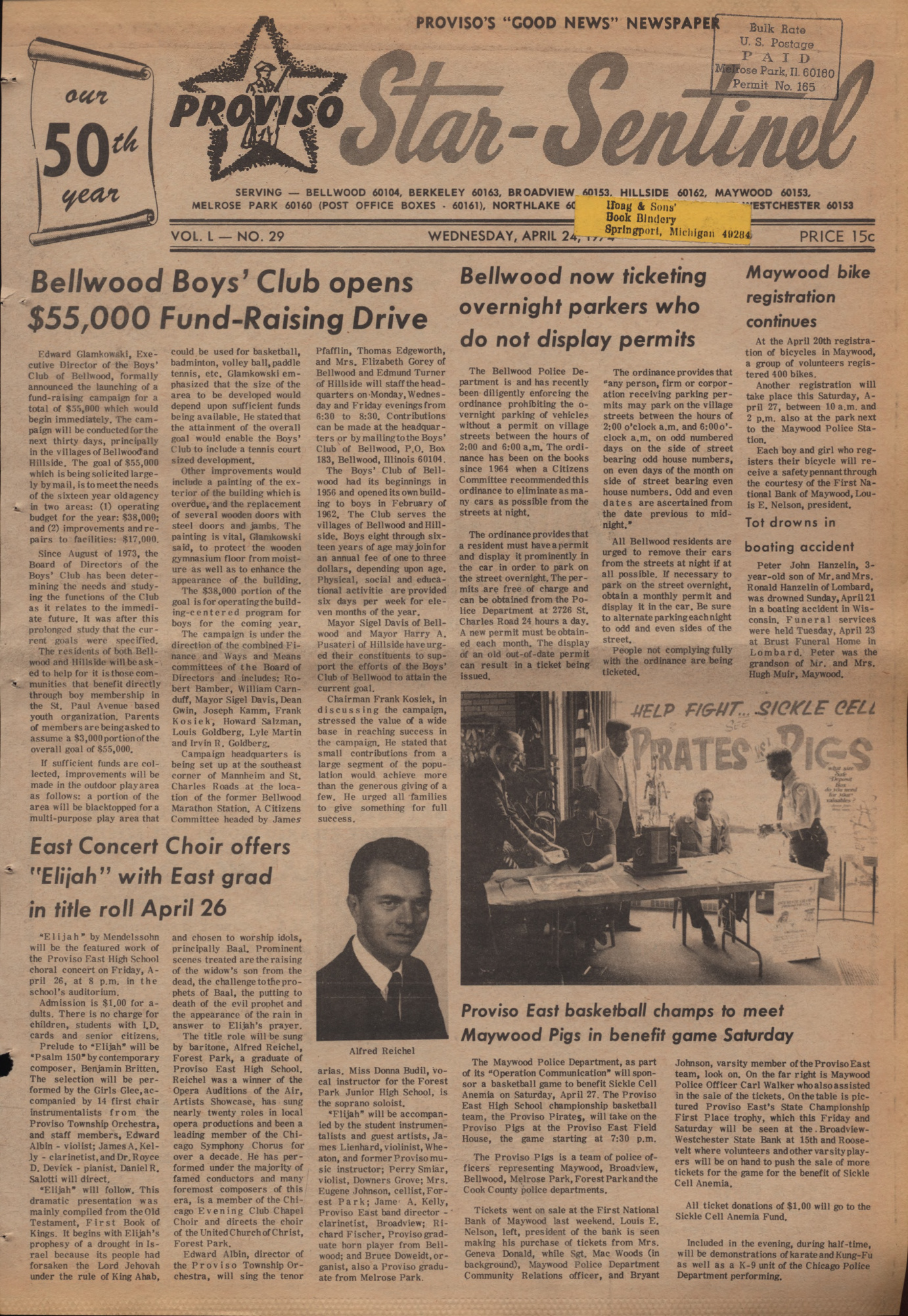 Proviso Star-Sentinel – 19740424