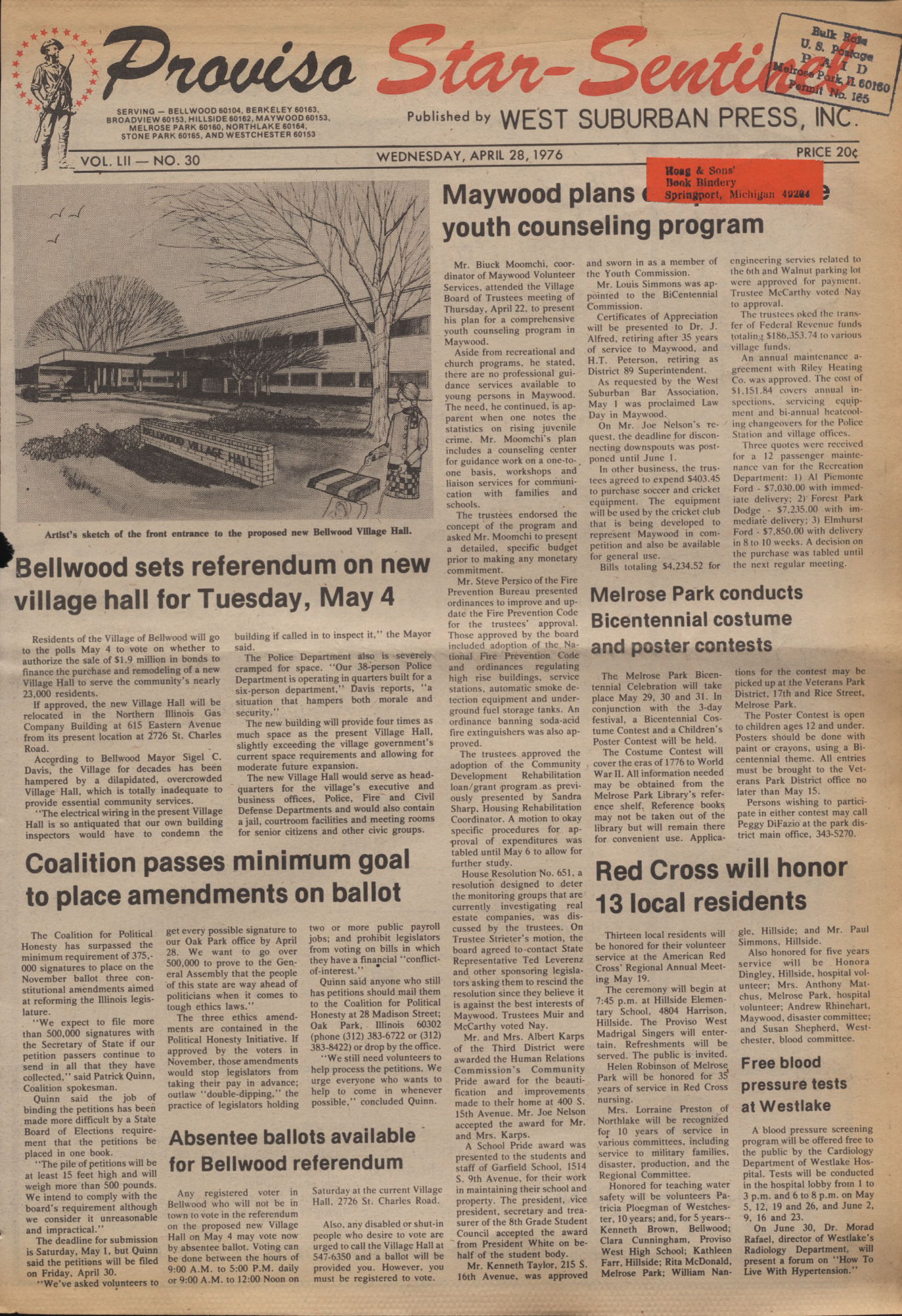 Proviso Star-Sentinel – 19760428