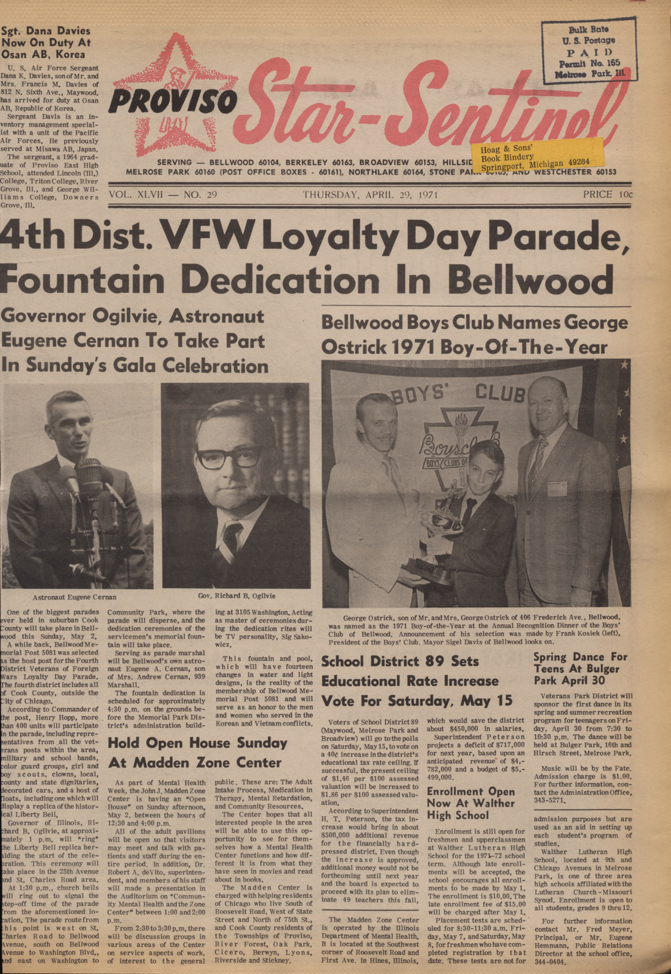 Proviso Star-Sentinel – 19710429