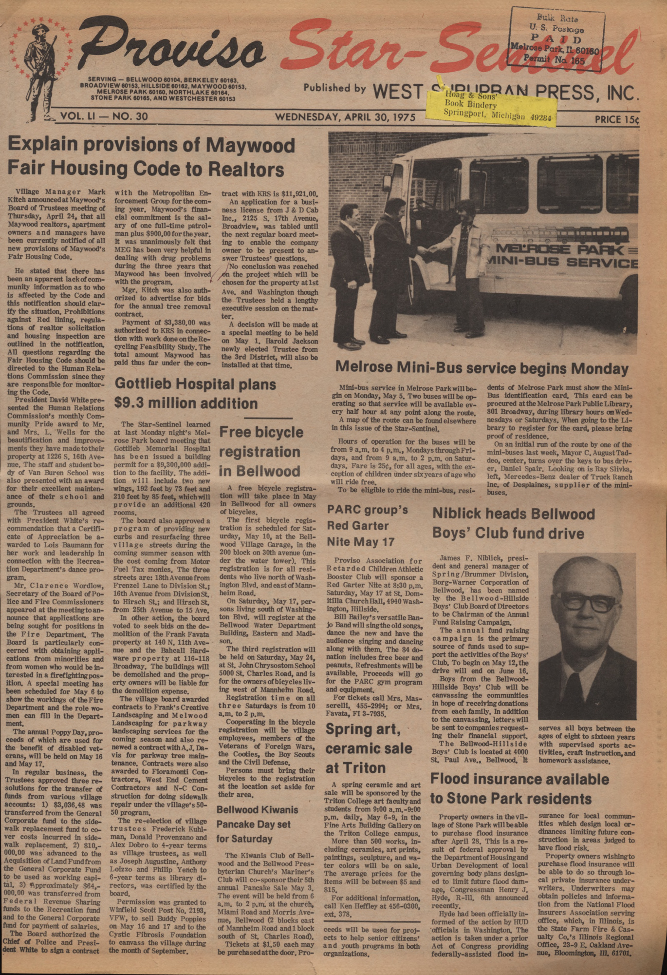 Proviso Star-Sentinel – 19750430