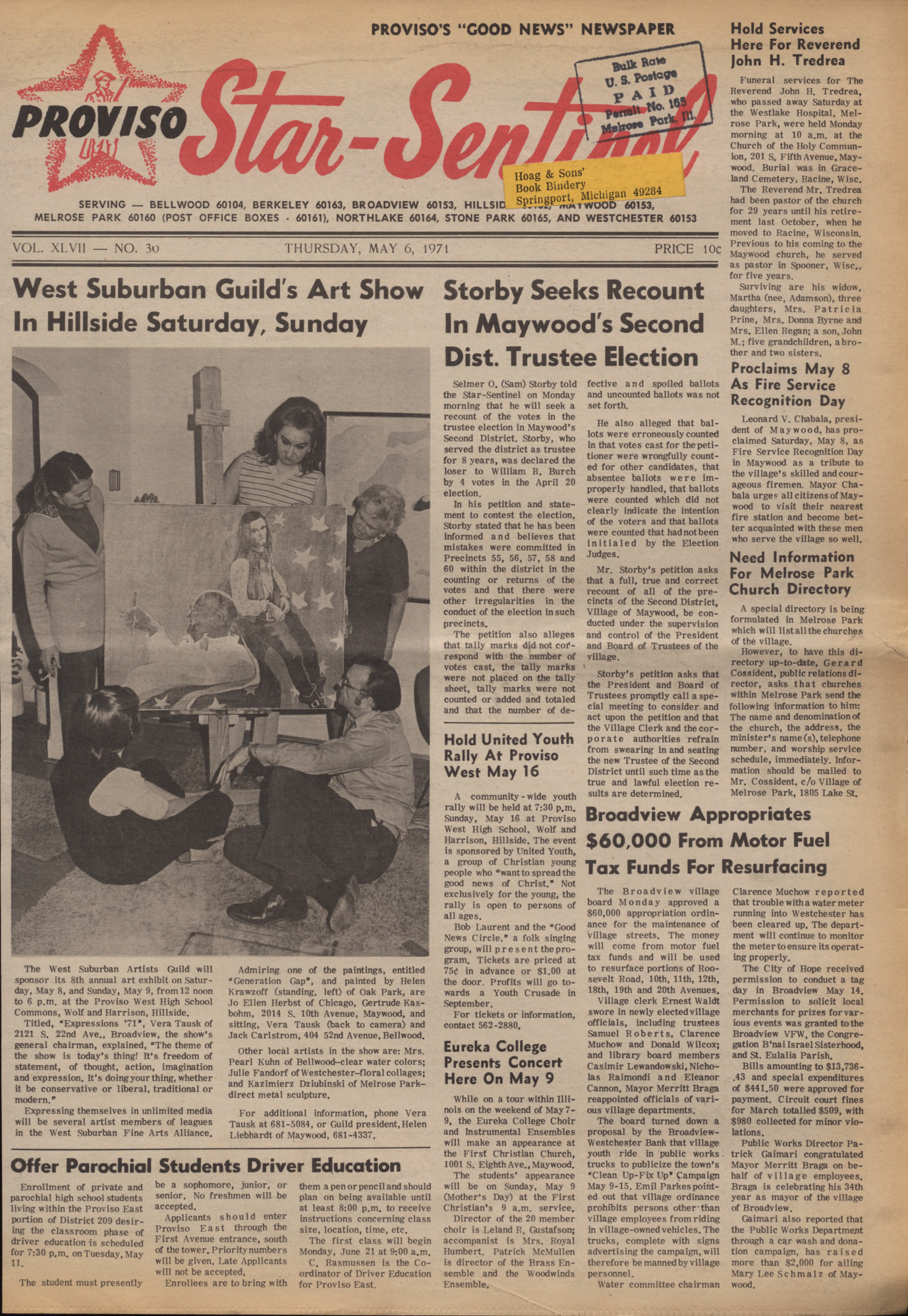 Proviso Star-Sentinel – 19710506