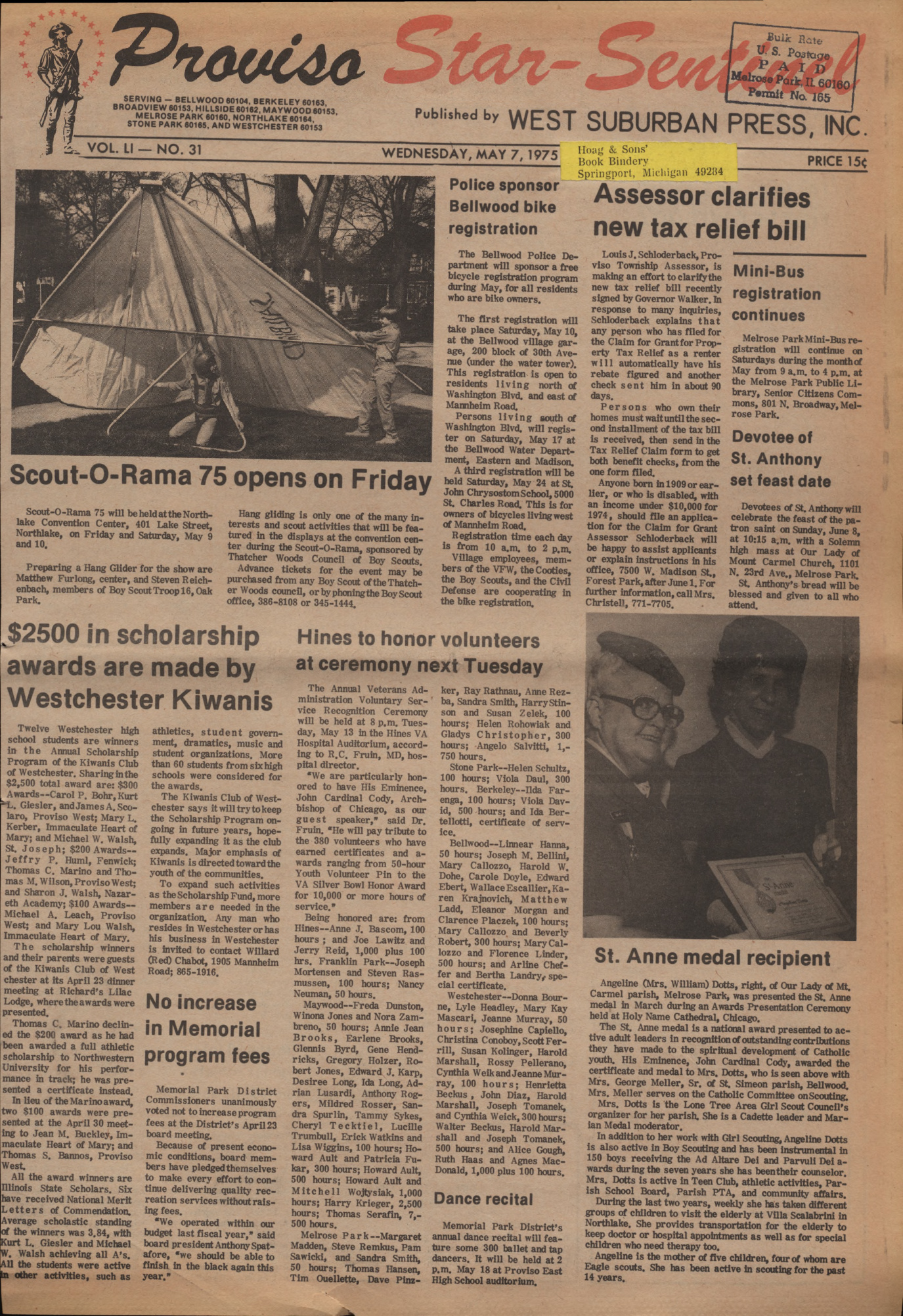 Proviso Star-Sentinel – 19750507