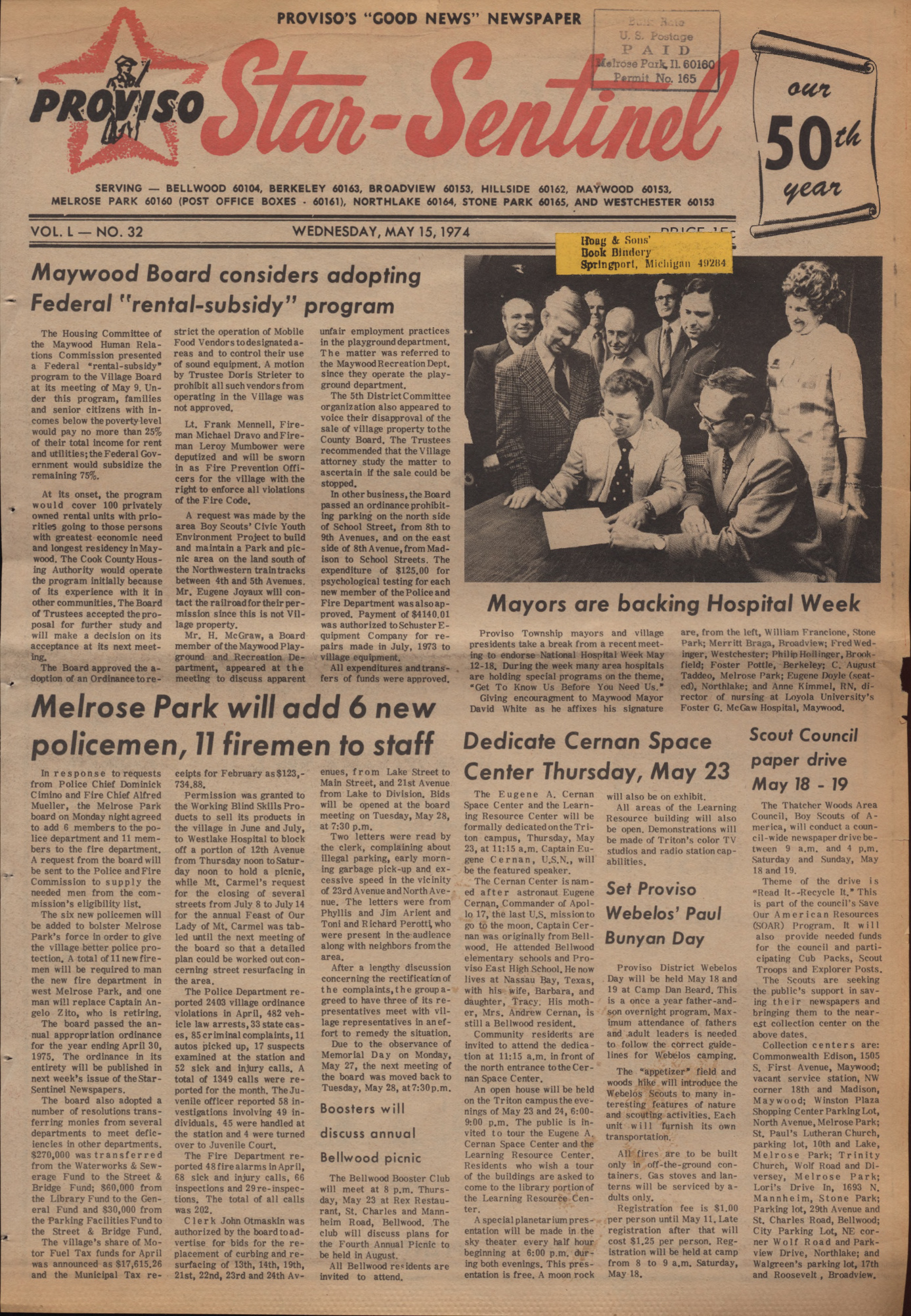 Proviso Star-Sentinel – 19740515