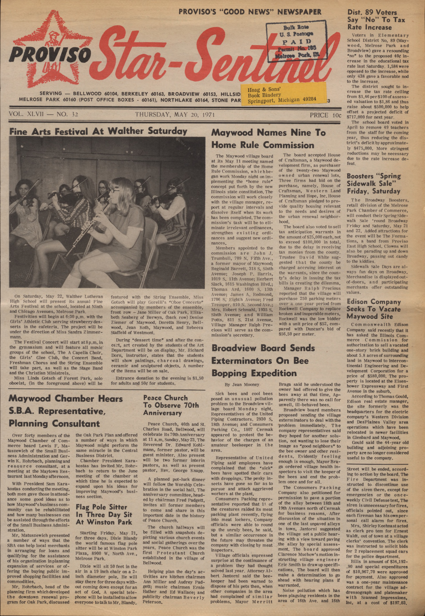Proviso Star-Sentinel – 19710520