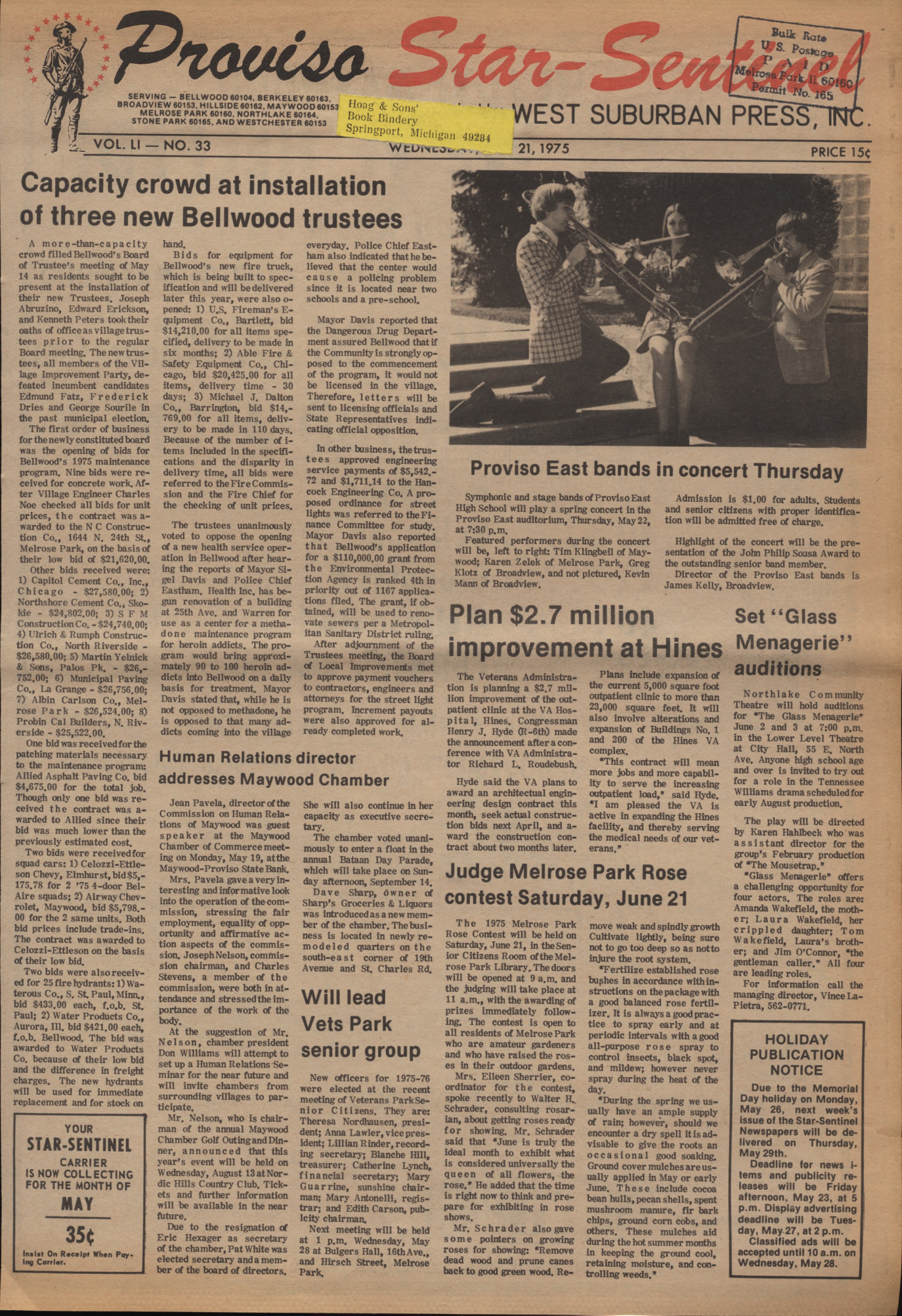 Proviso Star-Sentinel – 19750521