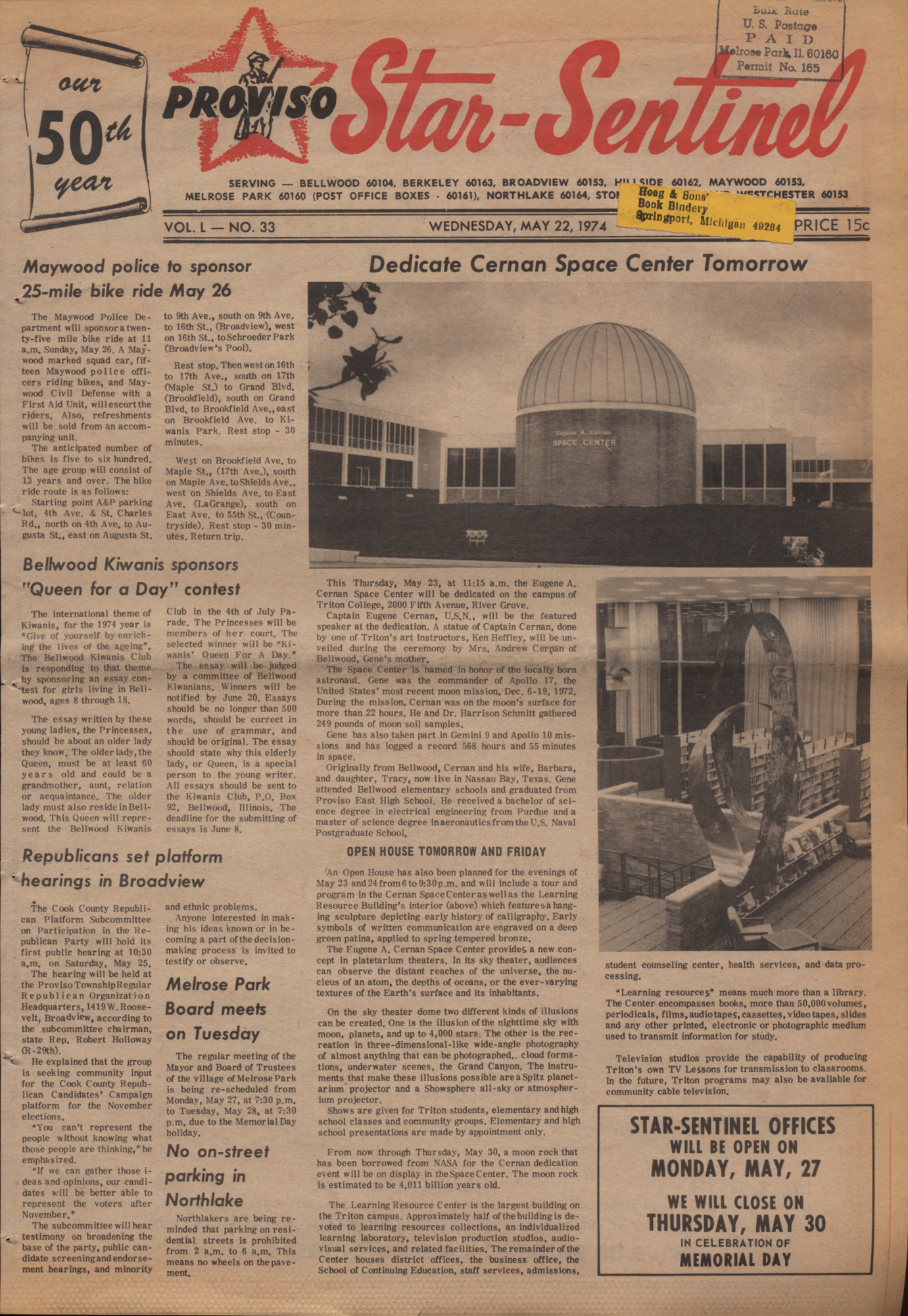 Proviso Star-Sentinel – 19740522
