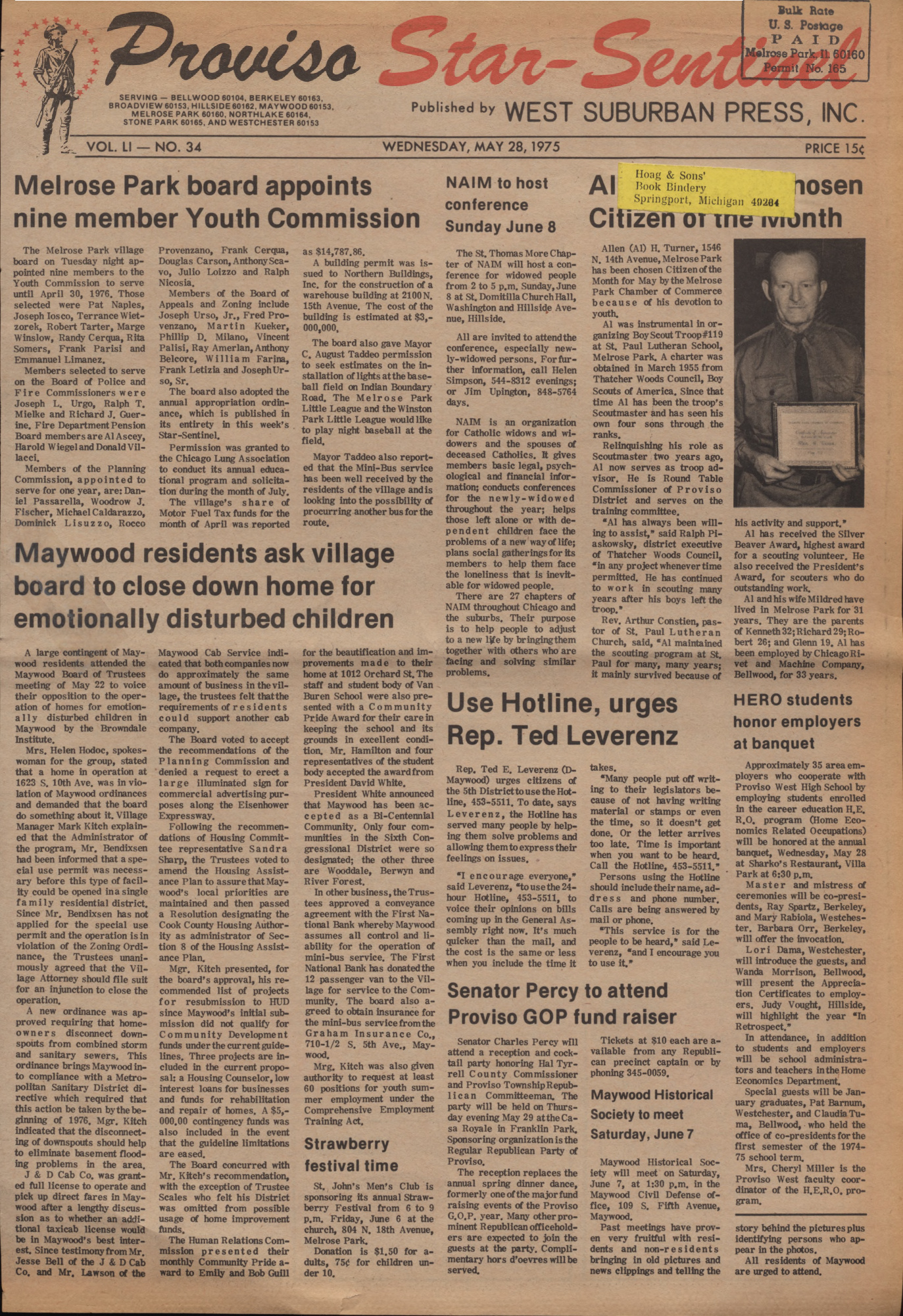 Proviso Star-Sentinel – 19750528