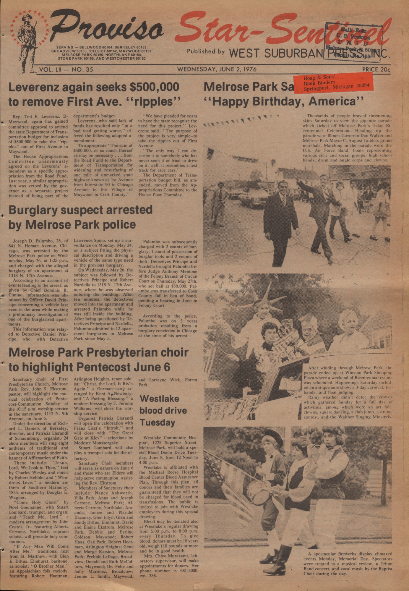 Proviso Star-Sentinel – 19760602