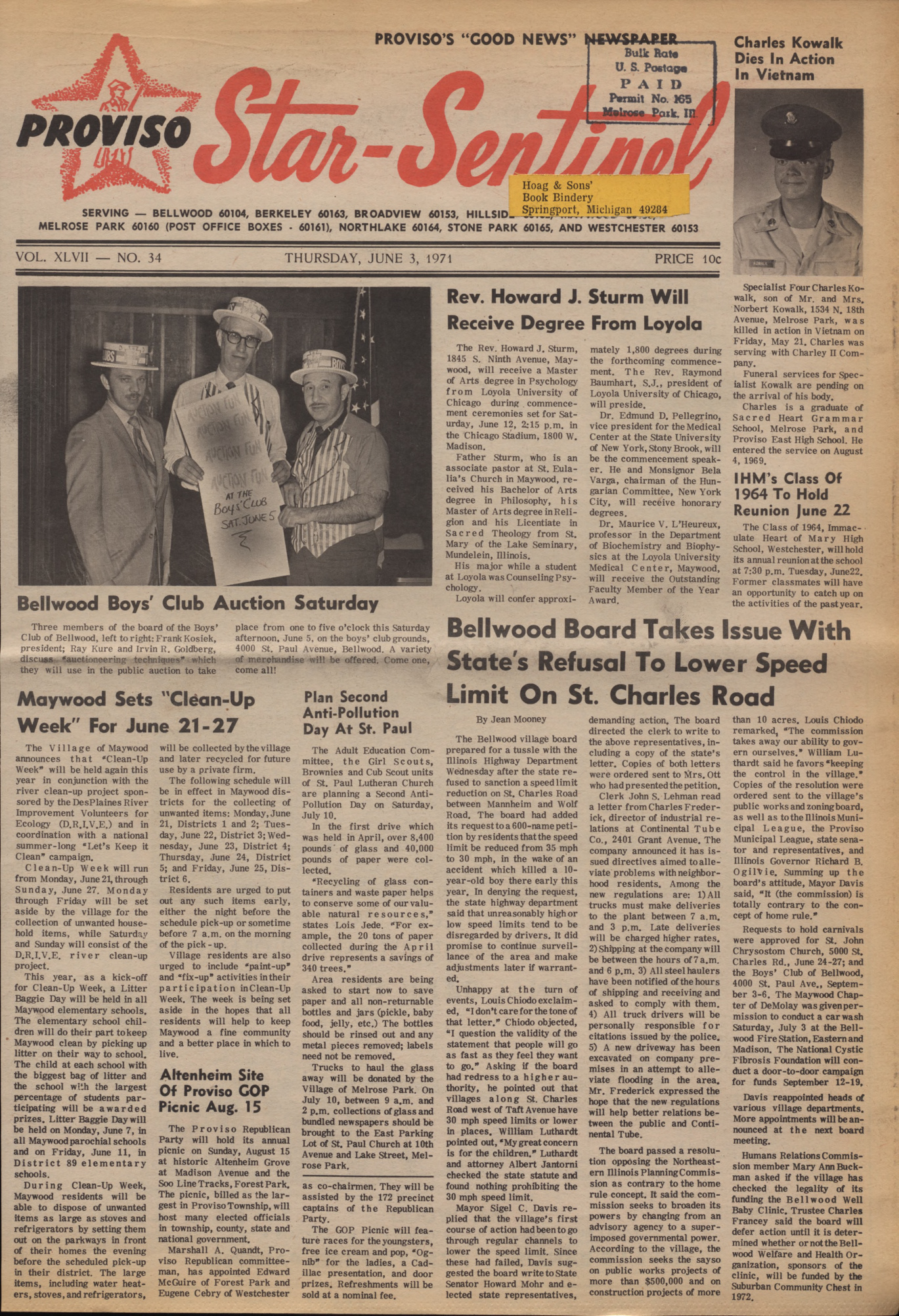 Proviso Star-Sentinel – 19710603